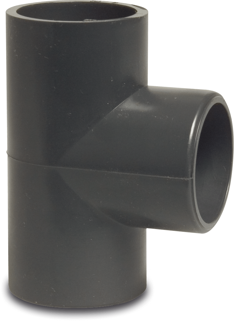 PVC trykfittings metrisk grå Hydro-S