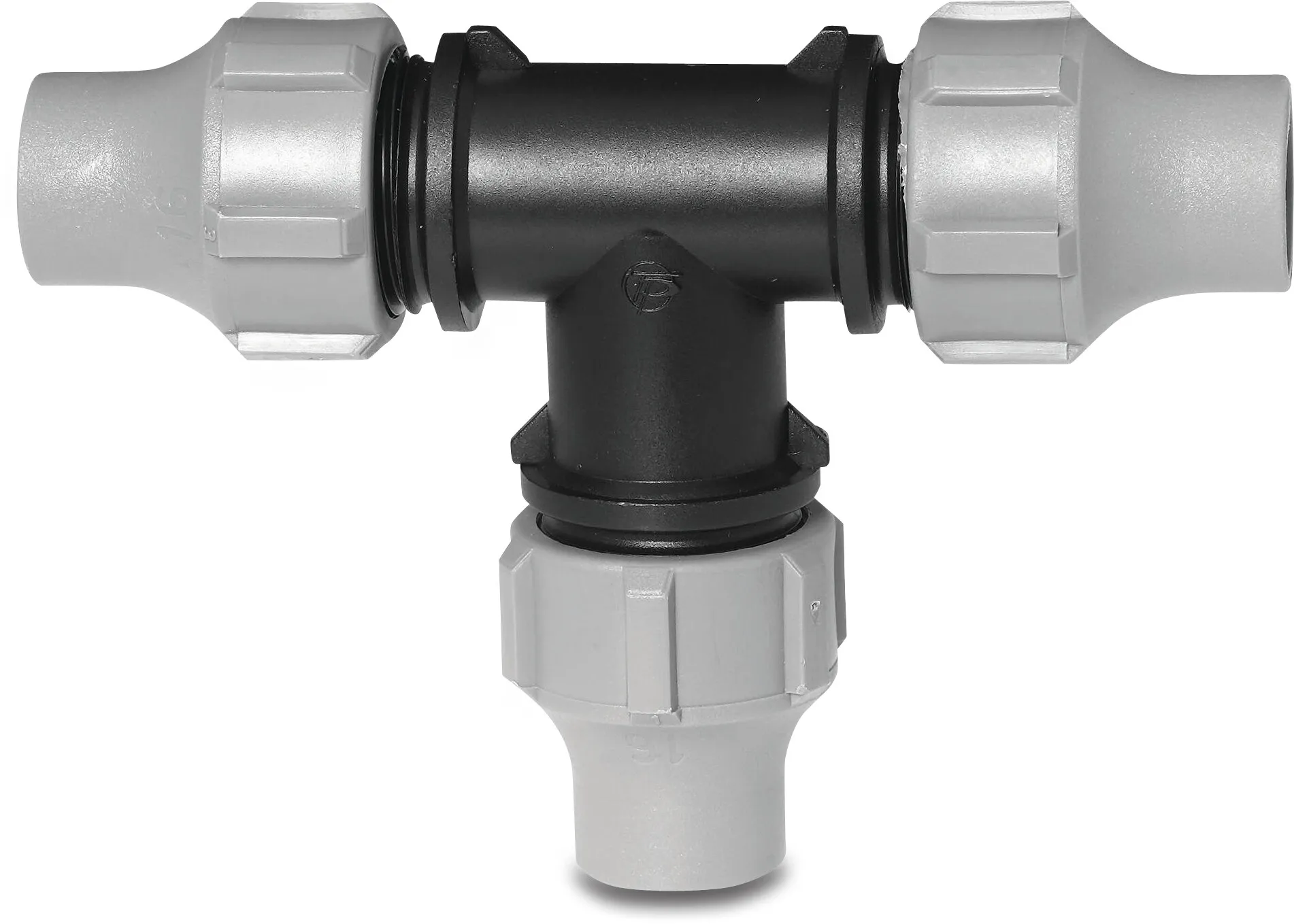 Tavlit T-stuk 90° PP 10 bar lock