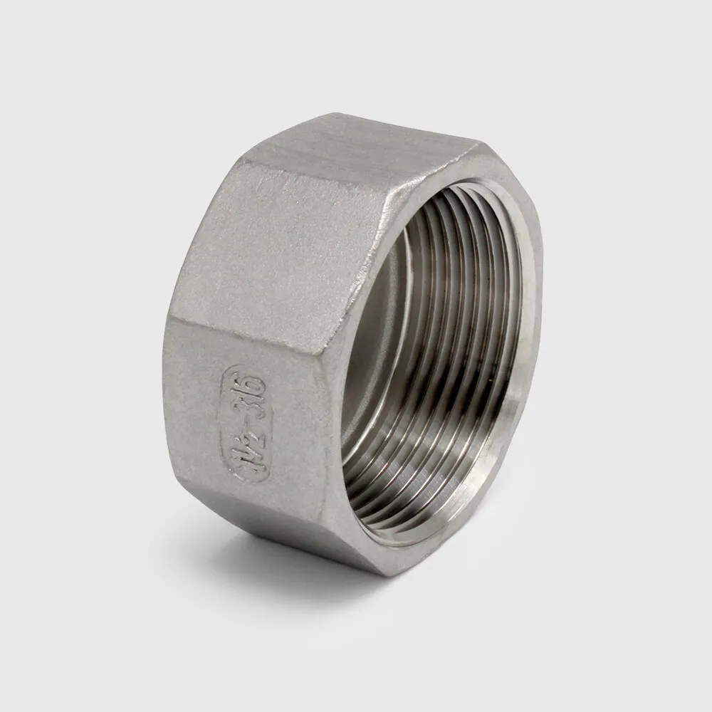 Profec Nr. 300 Cap stainless steel 316 2" female thread 16bar type octagon