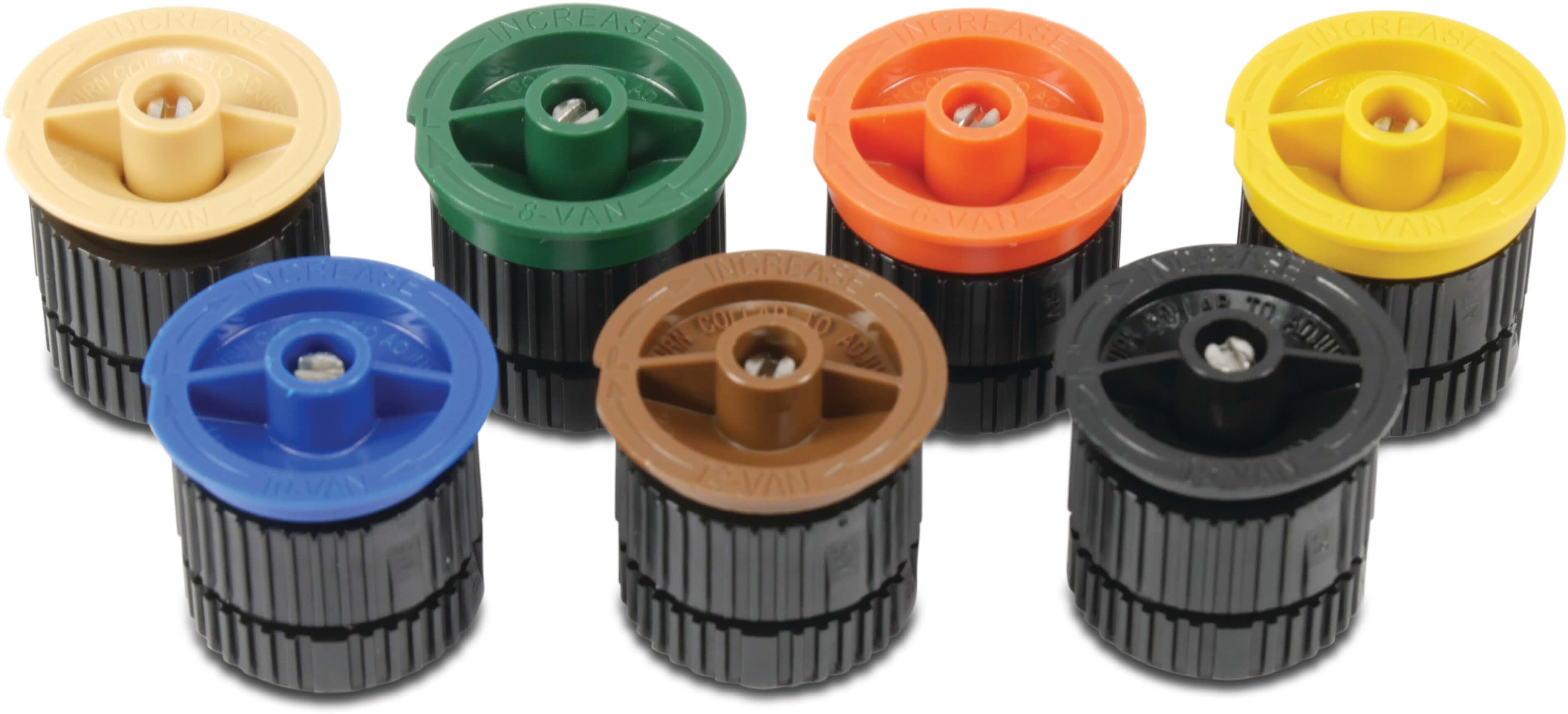 Rain Bird Sprühkopf Kunststoff 5/8" UNC Innengewinde 2.1bar 0-360° Braun Typ 12-VAN