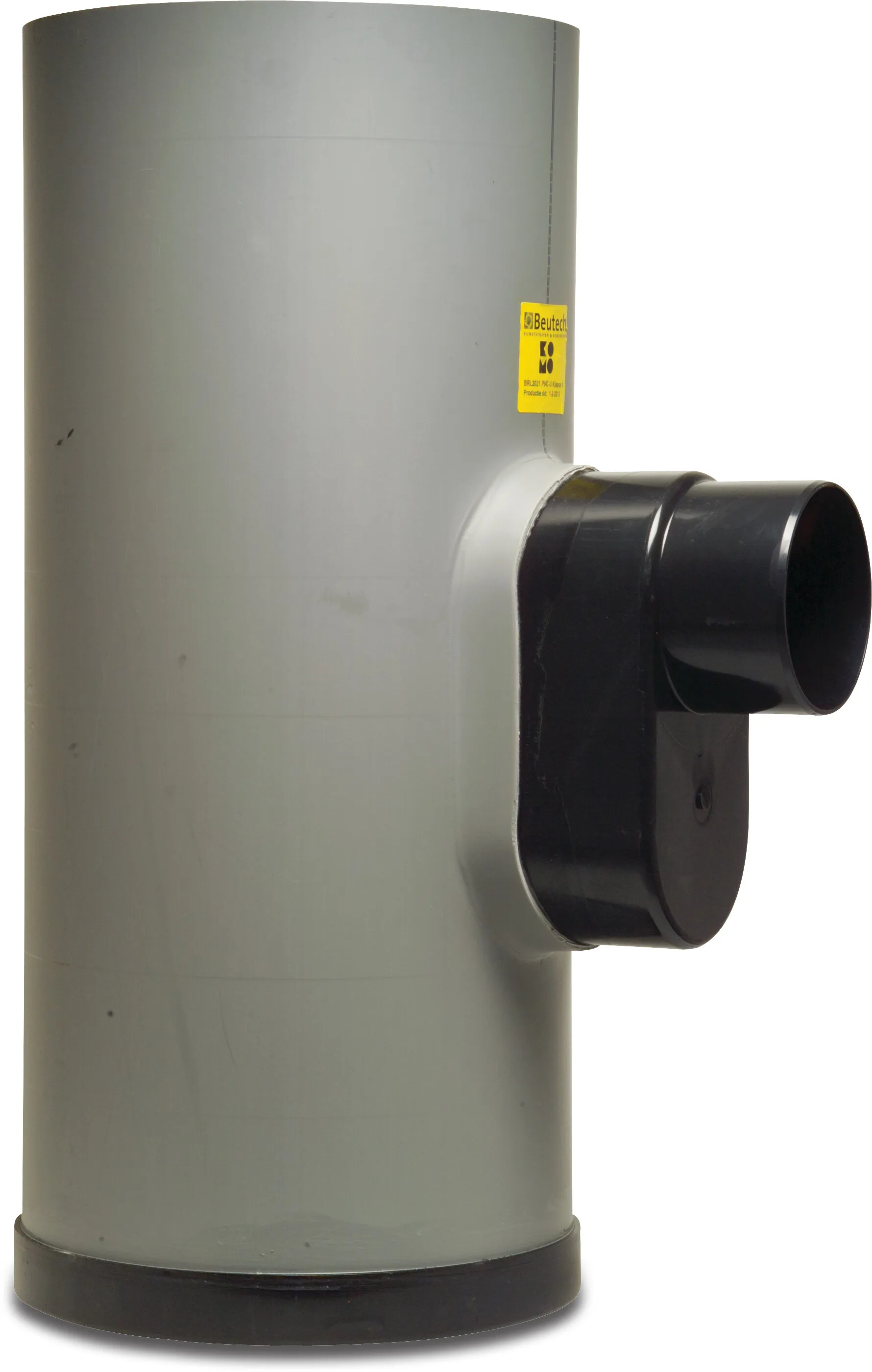 Road drain base PVC-U 315 mm x 125 mm spigot grey