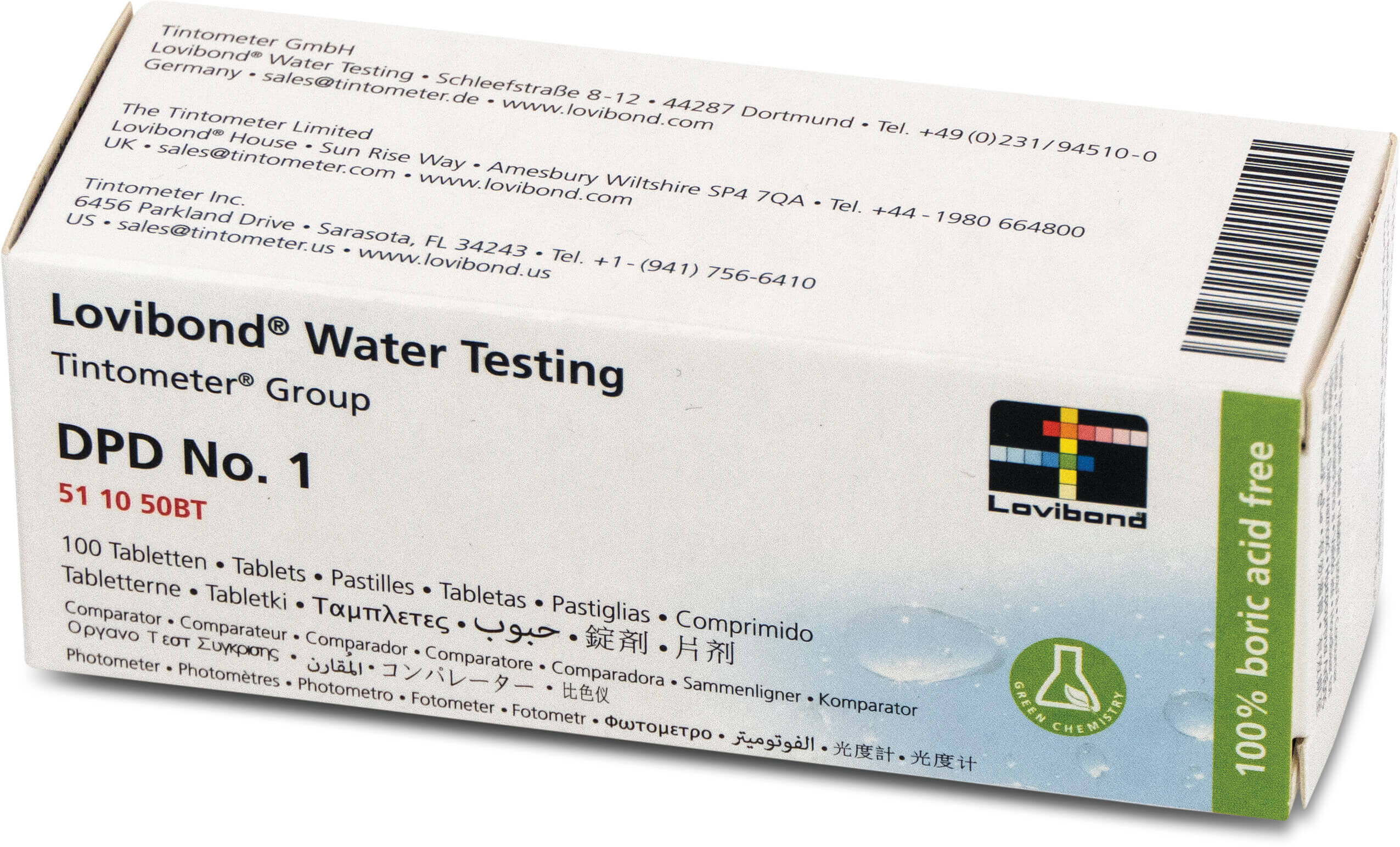 Lovibond Test tablets DPD No 1 100 pcs