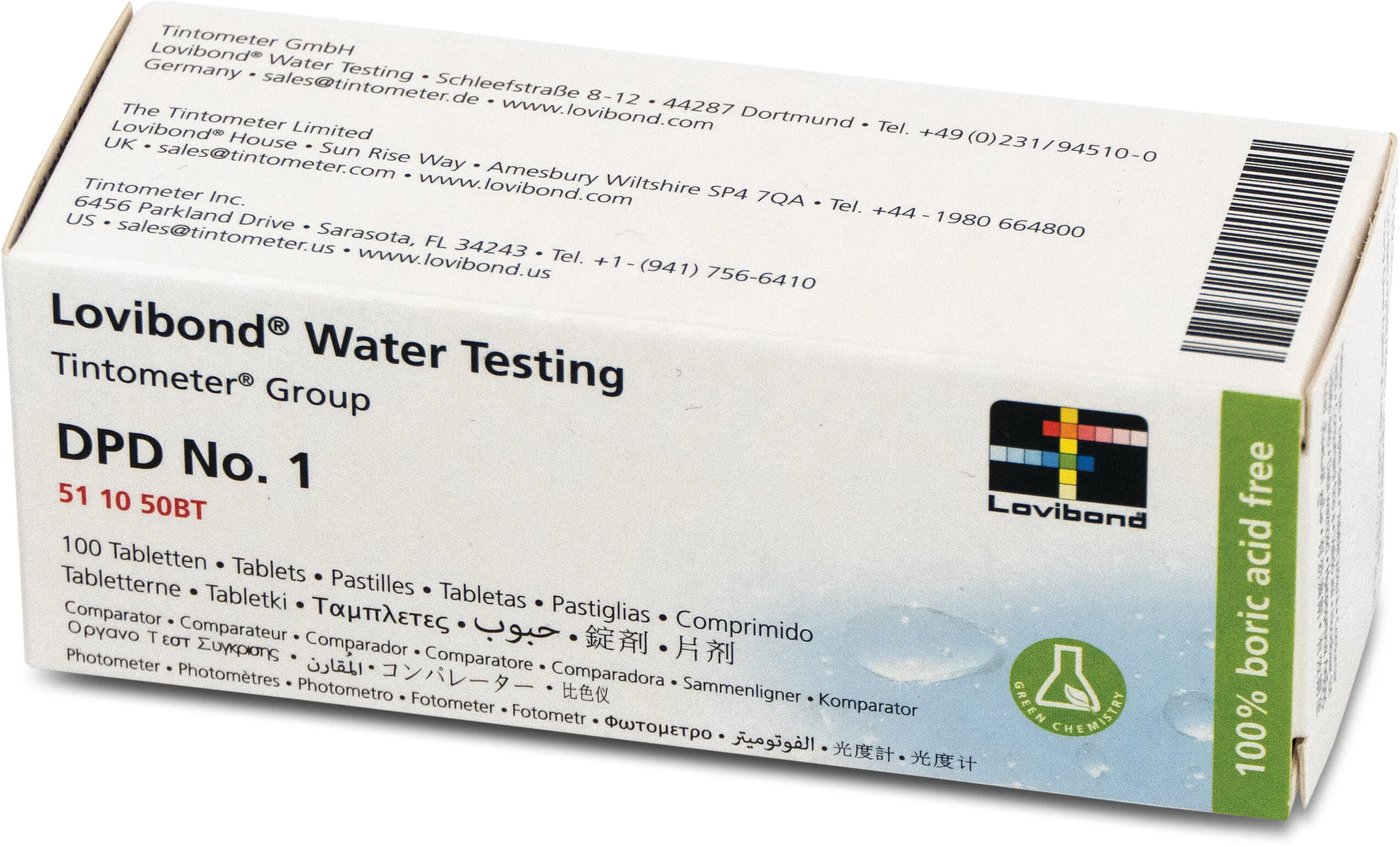 Lovibond Test tablets DPD No 1 100 pcs