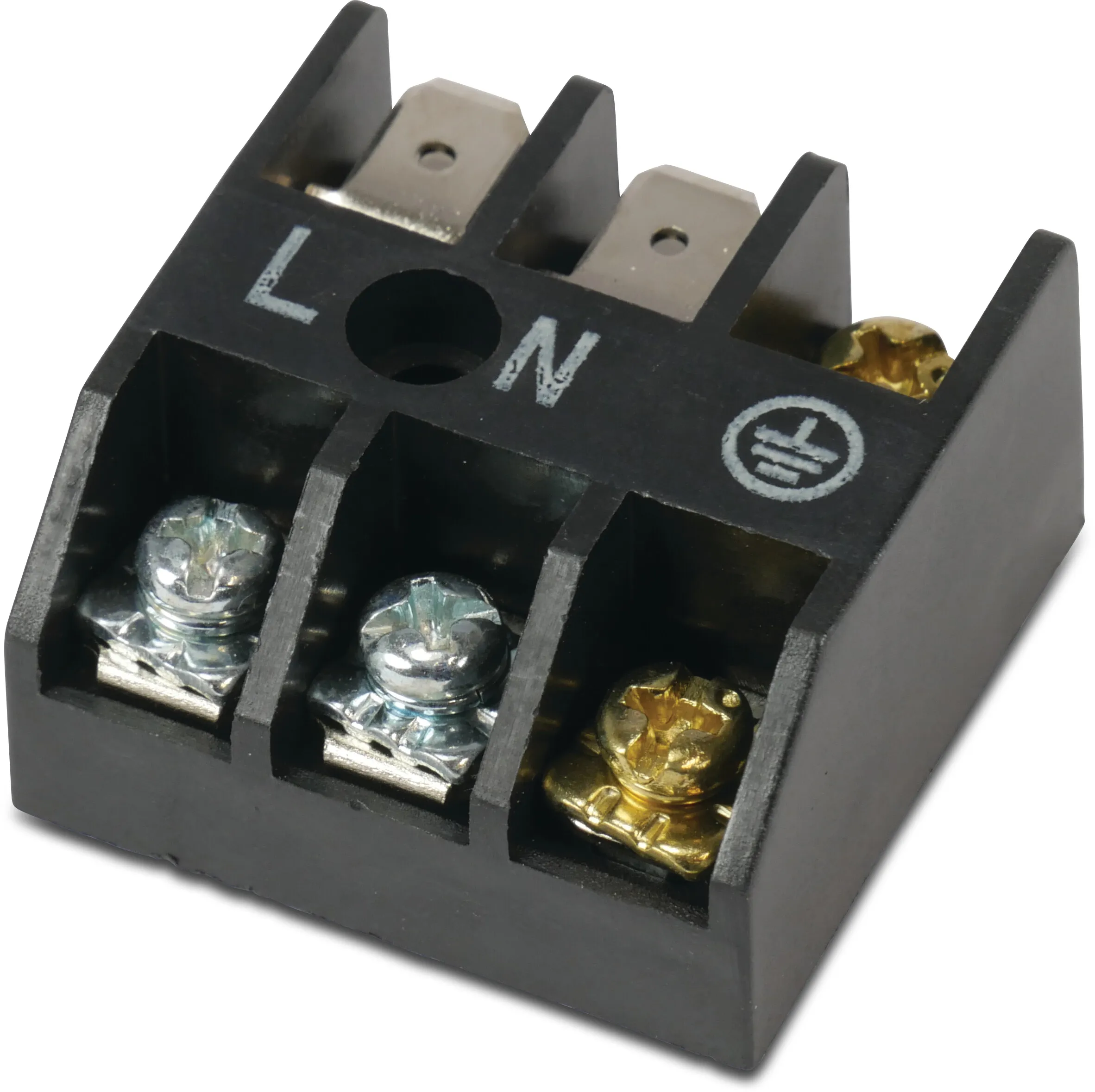 3-way wire connector black 450V~ 4mm2