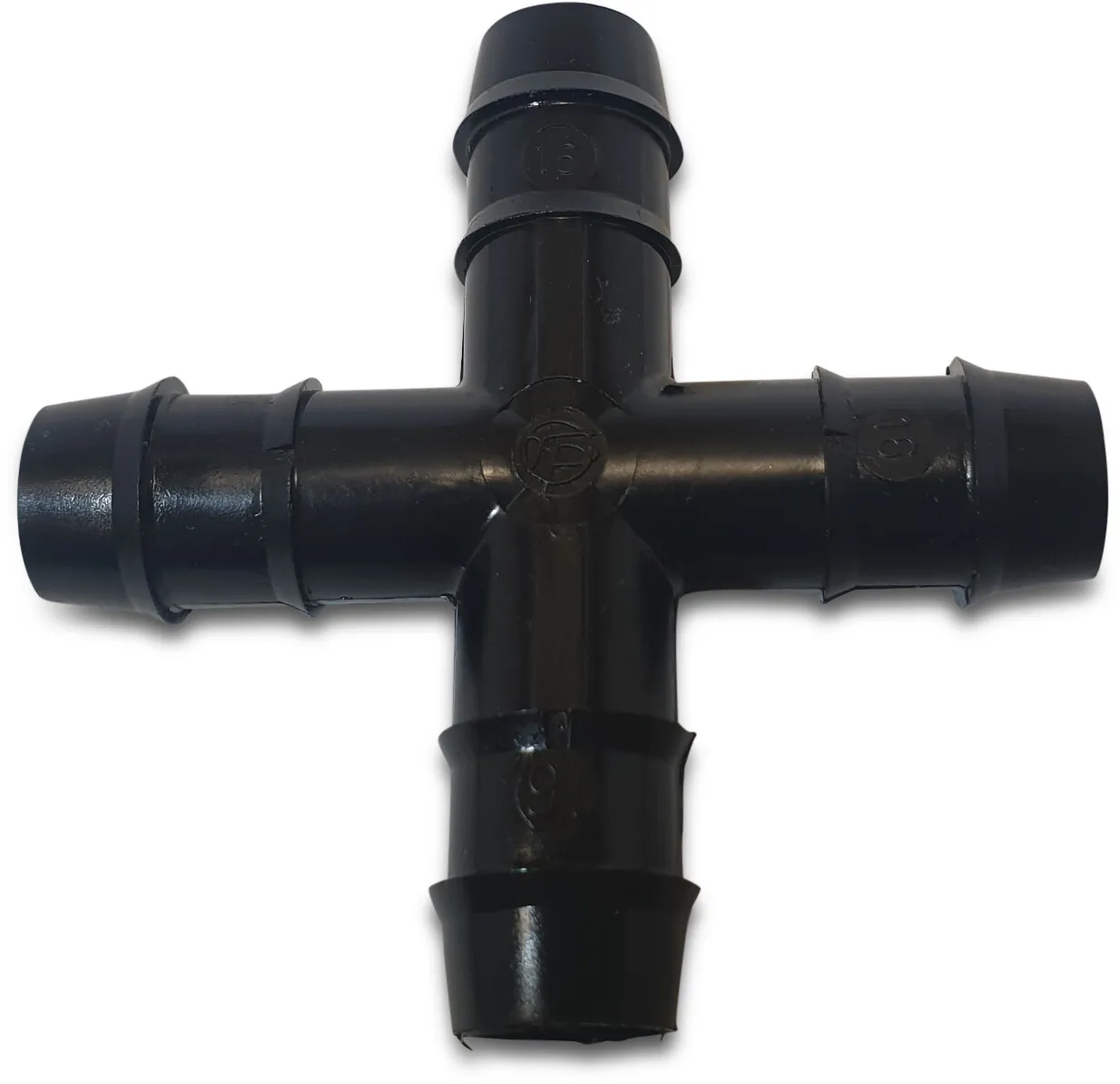 Tavlit Cross 90° PP 8 bar barbed