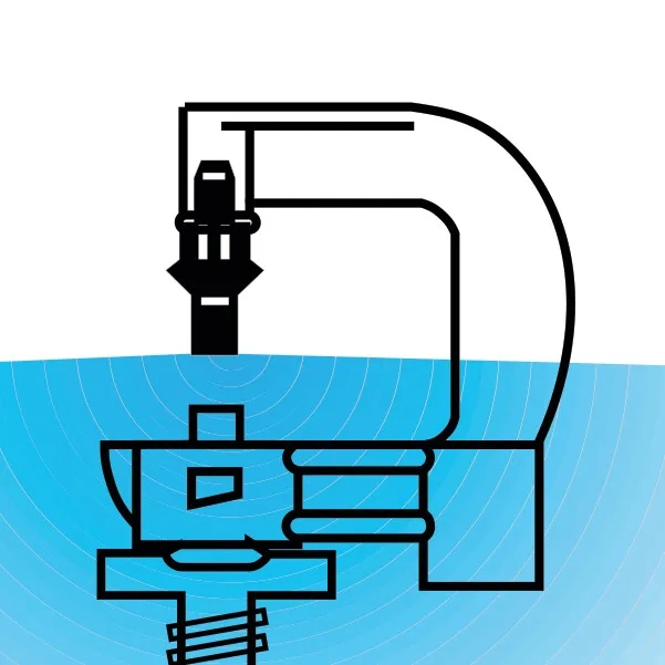 NaanDan Mist sprinkler plastic 3/8WW male thread 200micron 1,4 mm 360° blue type Hadar 7110, mist insert