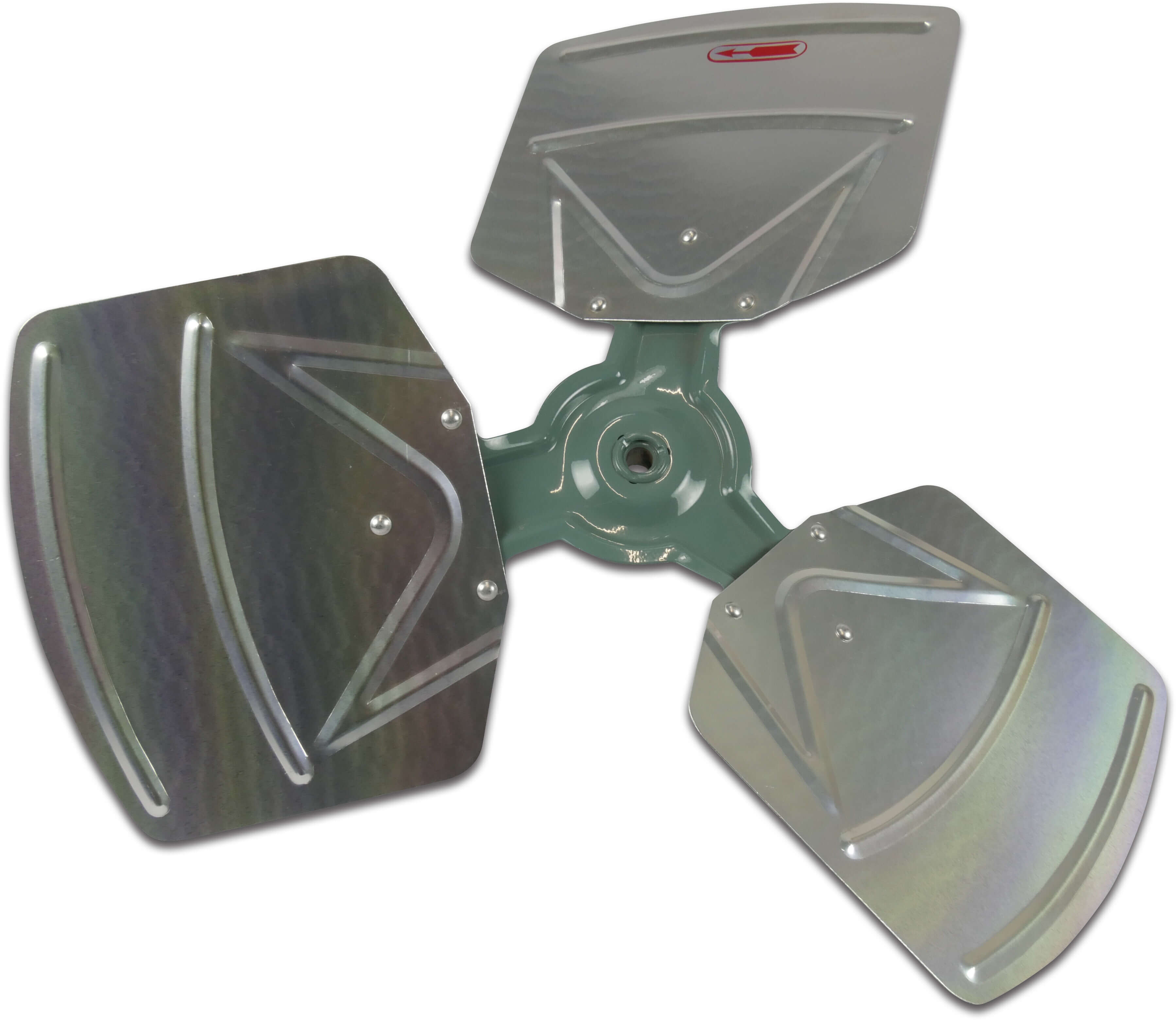 Fan blade 560mmx130mm, 12mm hole anticlockwise metal, 3 blades