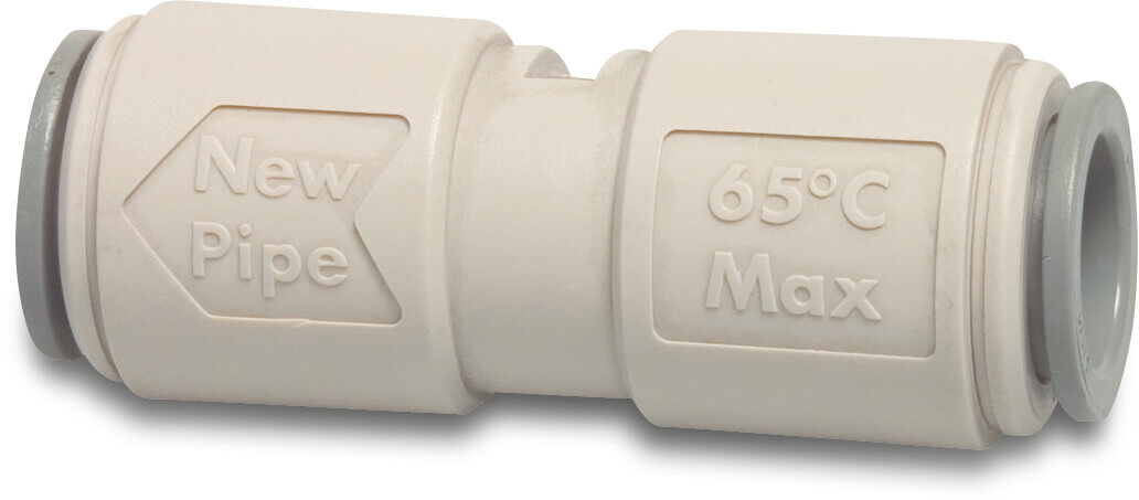 Speedfit Socket POM 15 mm push-in 10bar grey DVGW/KIWA/WRAS