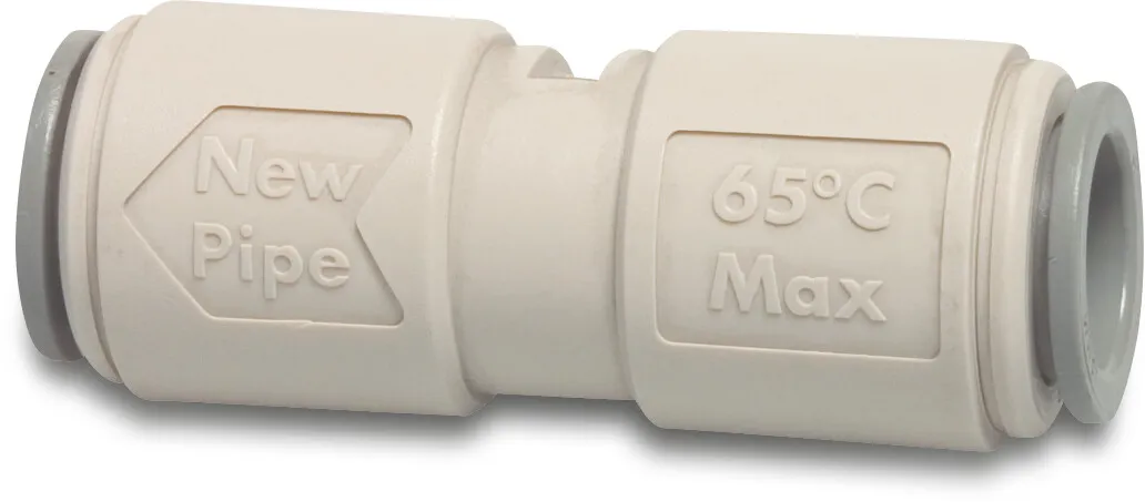 Speedfit Kobling POM 15 mm indstik 10bar grå DVGW/KIWA/WRAS