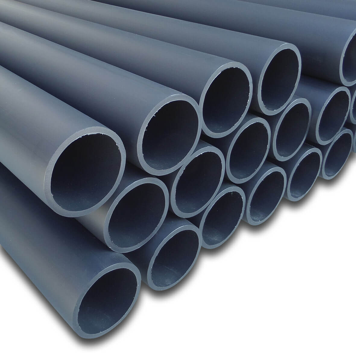 Kabelschutzrohr PE 160 mm x 6,2 mm Glatt Schwarz 6m