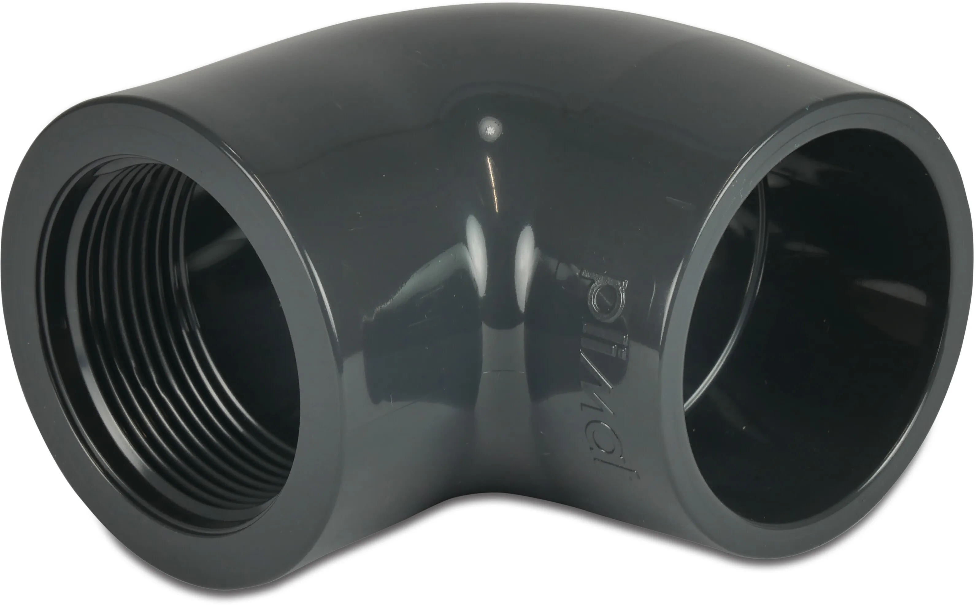 Profec Adaptor elbow 90° PVC-U 32 mm x 1" glue socket x female thread 10bar grey