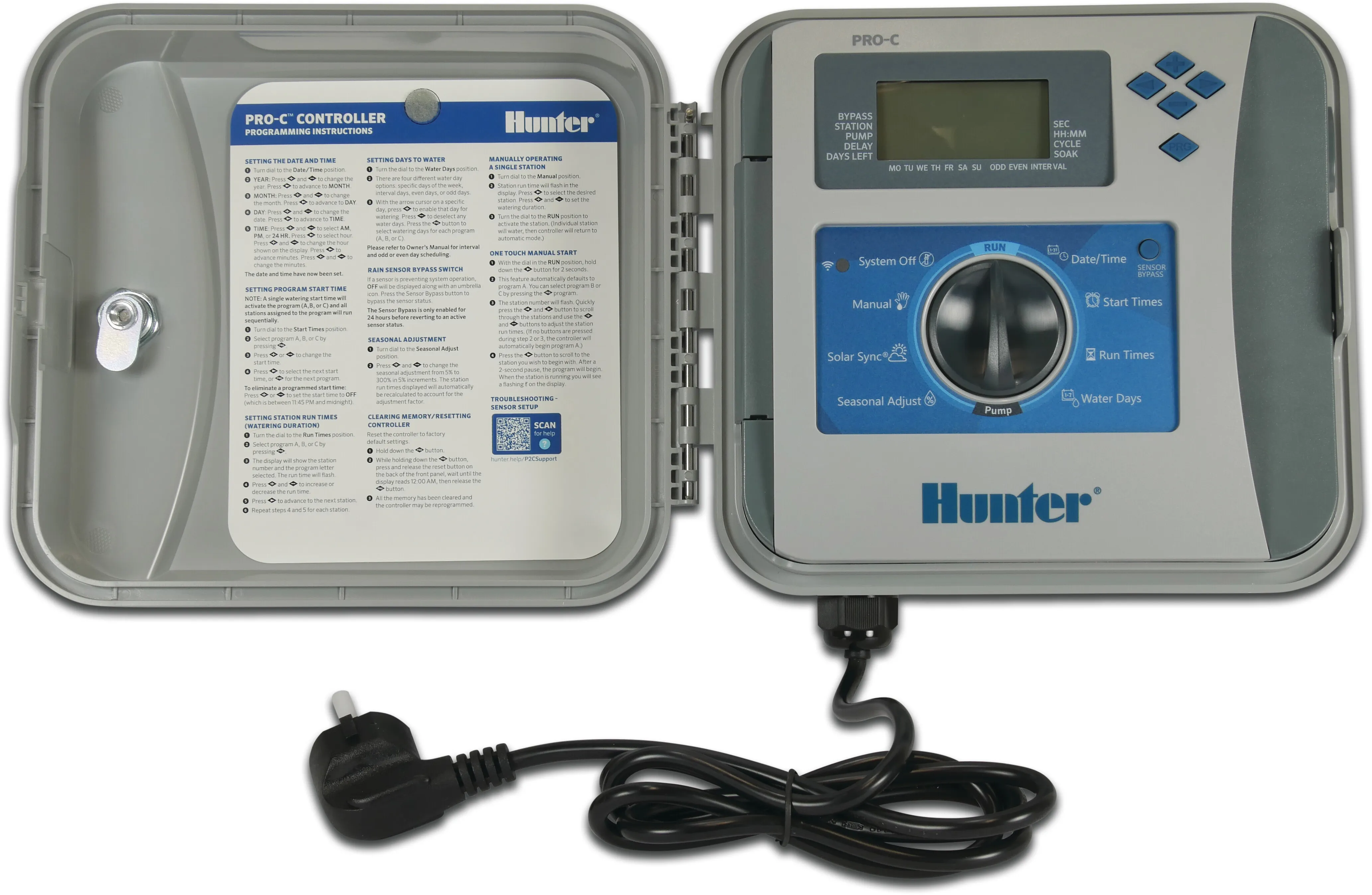 Hunter Steuergerät Kunststoff 230VAC Grau Typ P2C401E