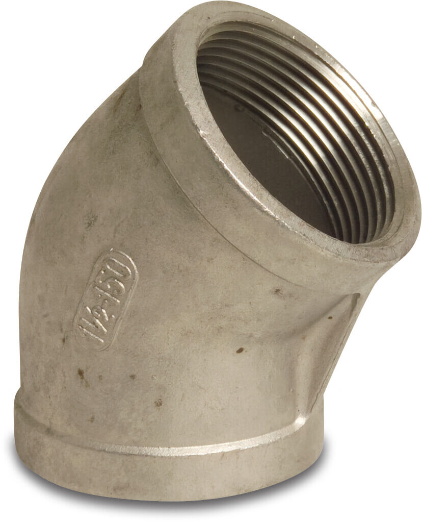 Profec Nr. 120 Elbow 45° stainless steel 316 2" female thread 16bar