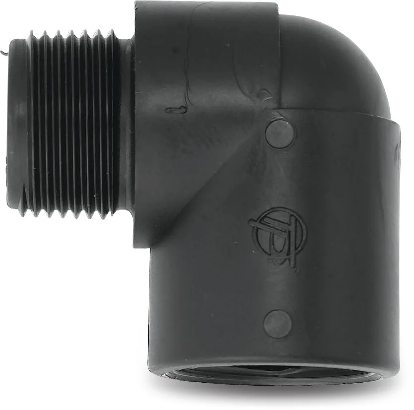 Tavlit Elbow 90° PP 1" male thread x female thread 16bar