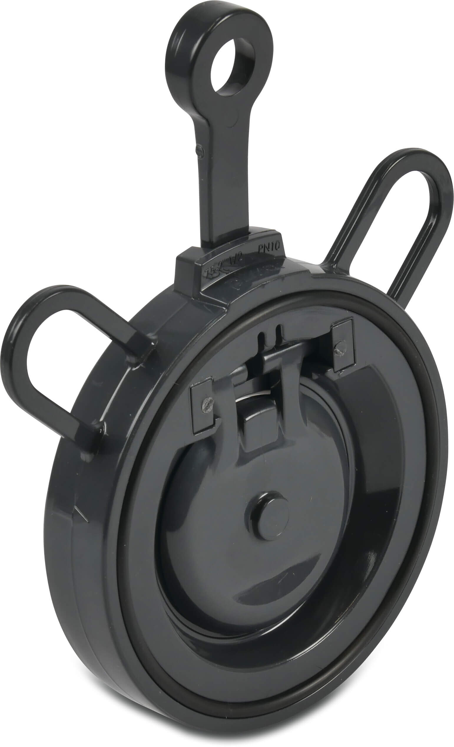 Profec Non return valve PVC-U 200/225 mm flange 6bar grey type 5500