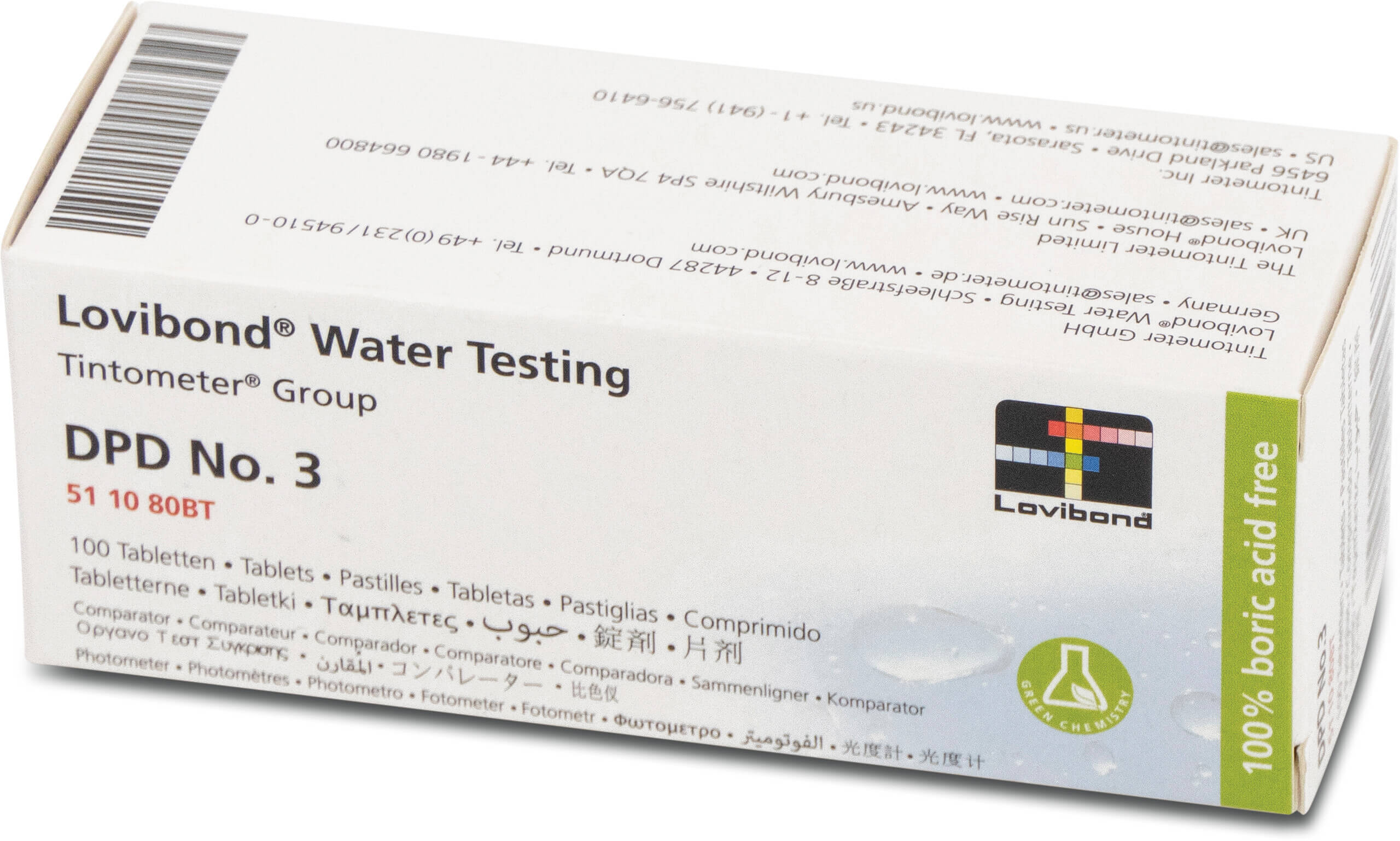 Lovibond Test tablets DPD No 3 100 Stück