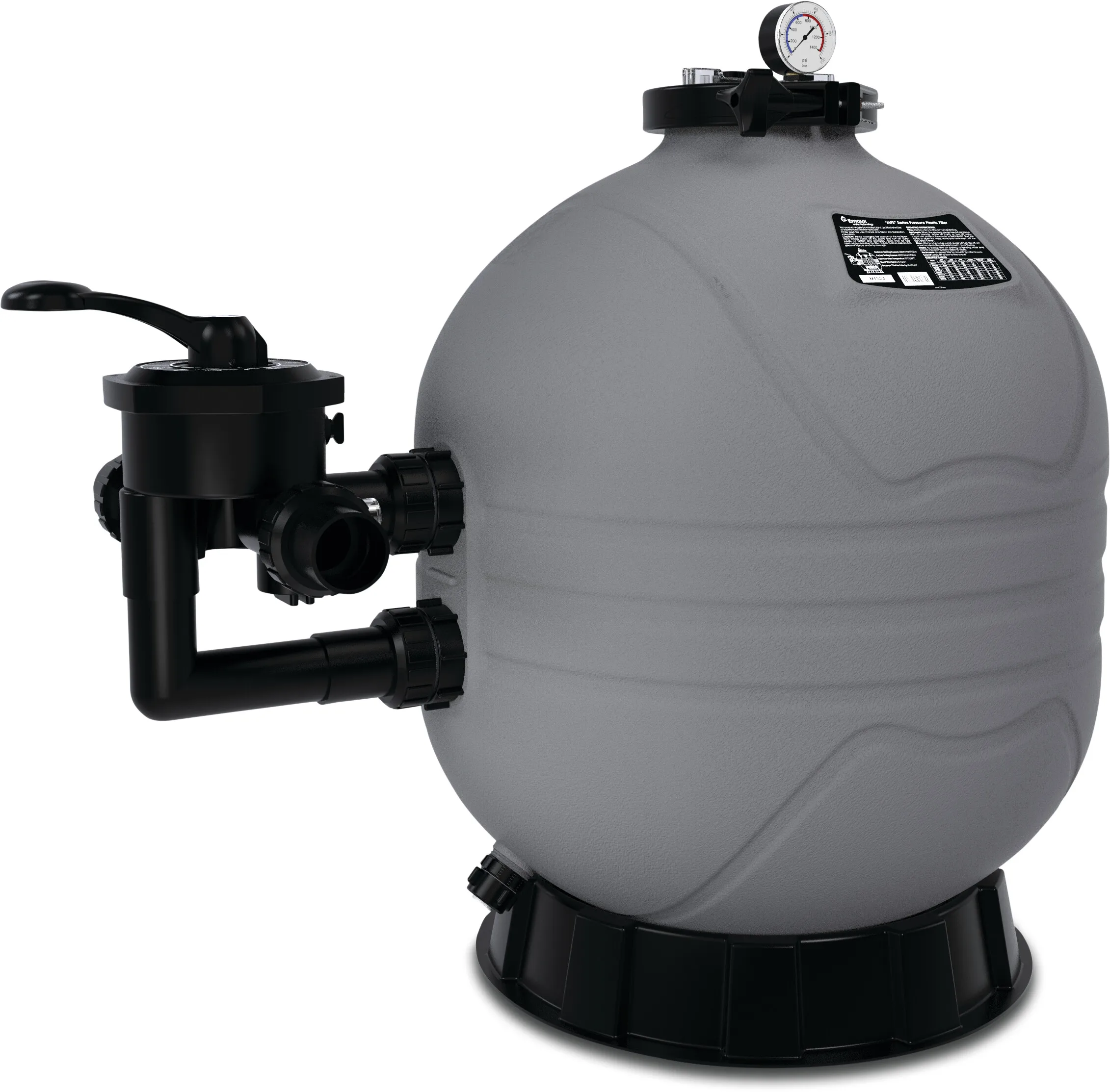 Flotide Sand filter HDPE 50 mm / 1 1/2" metric/imperial glue socket 2,8bar grey type MFS20