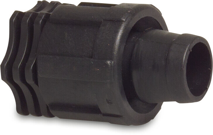 Plug PP 17 mm tape 6bar black