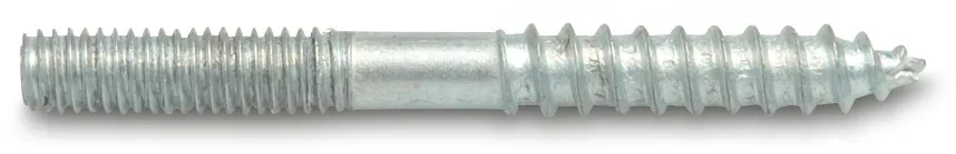 Vis à double filetage acier galvanisé M8 50 mm