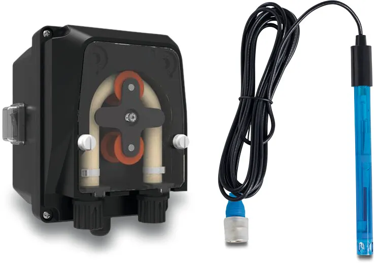 Hayward pH standard sonde med peristatisk pumpe 1,5l/h