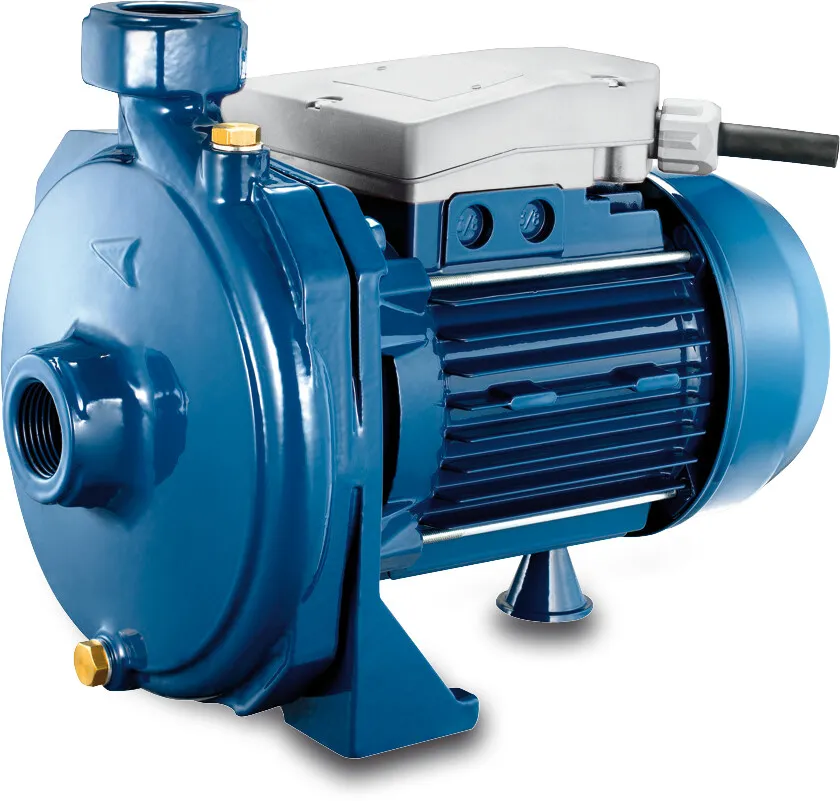 Foras Centrifugalpumpe støbejern 1 1/4" x 1" indvendig gevind 8bar 10,3A 230VAC blå type KM 214 M