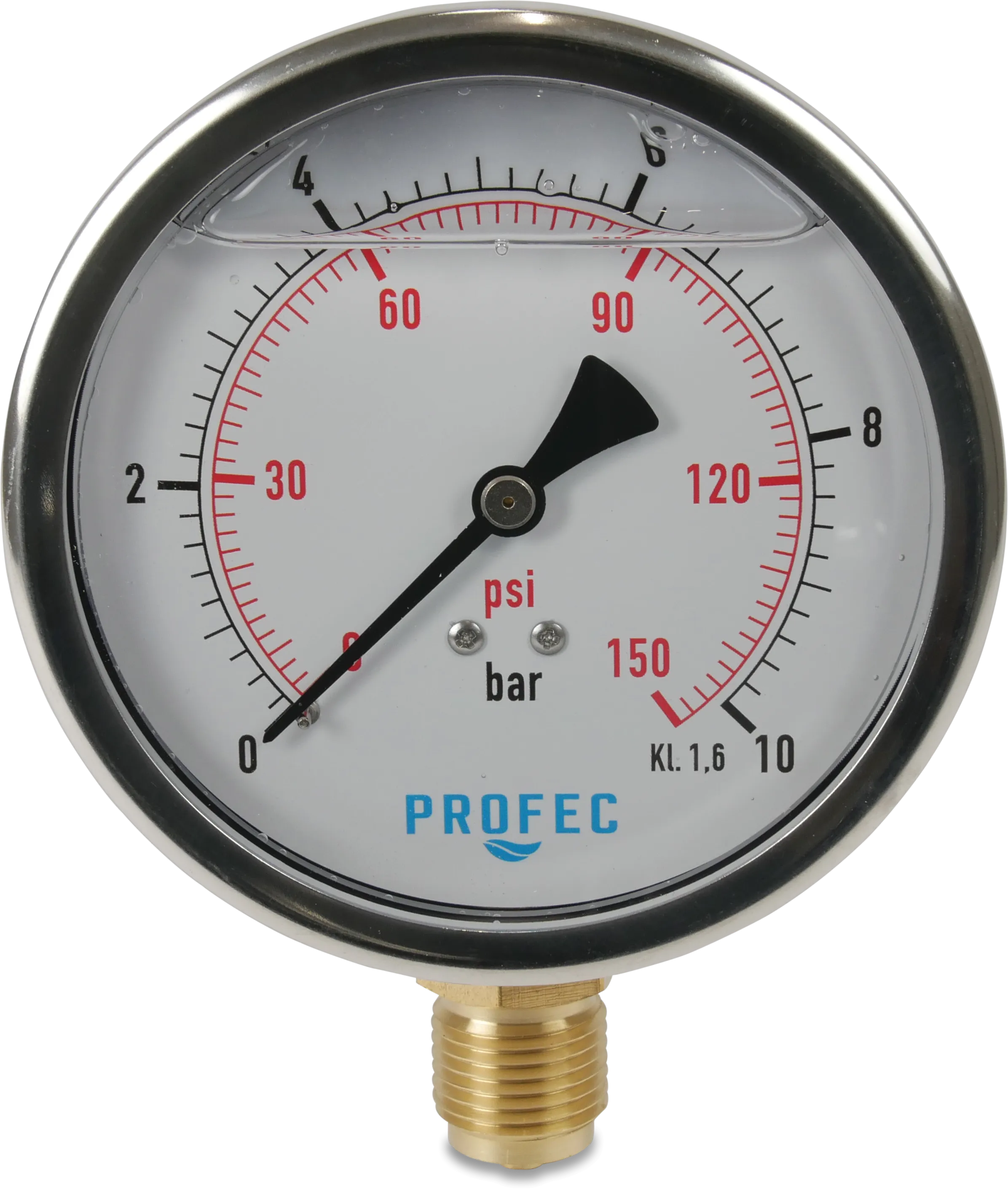 Manometer mit Glyzerinfüllung