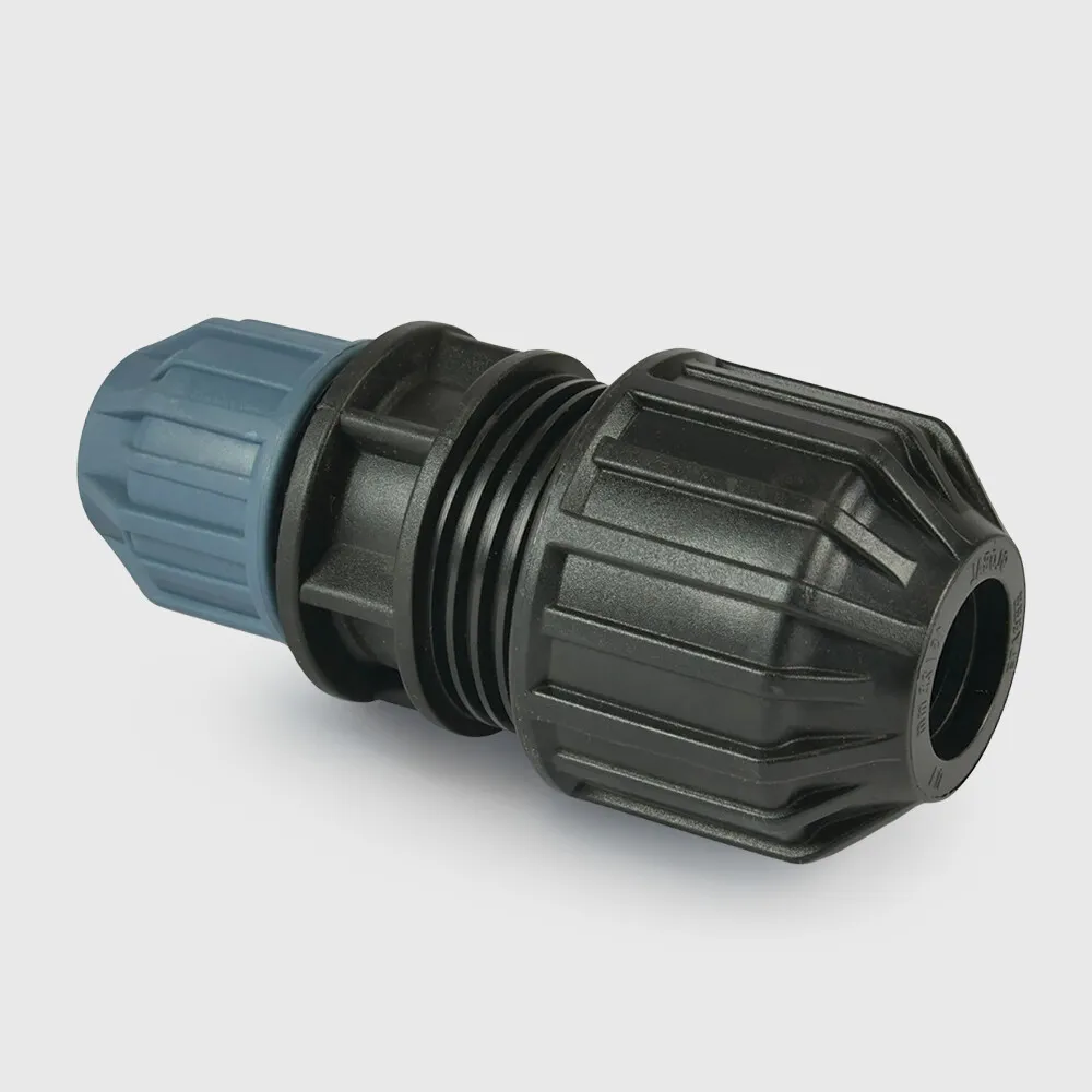 Jason Overgang PP 15-22 mm x 20 mm spænd 10bar sort/blå DVGW/KIWA/WRAS