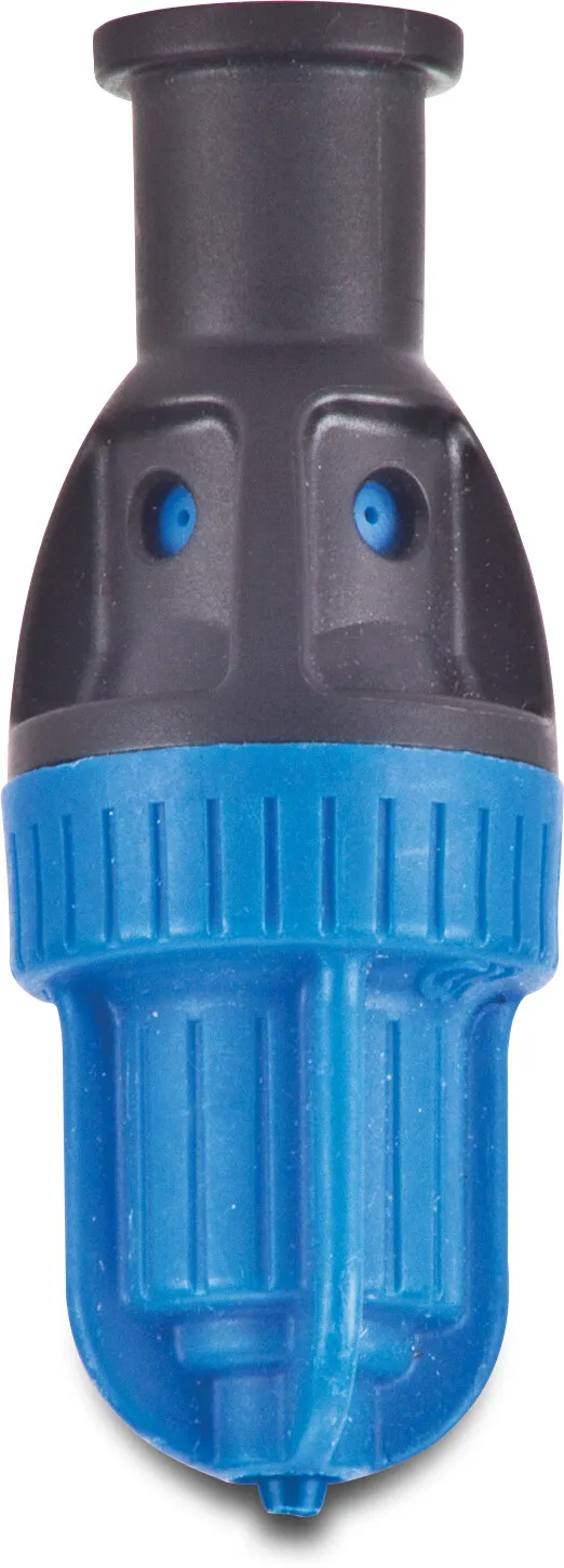 NaanDan 4-vägs SuperFogger plast 4/7 mm hulling 130mikron blå type High pressure