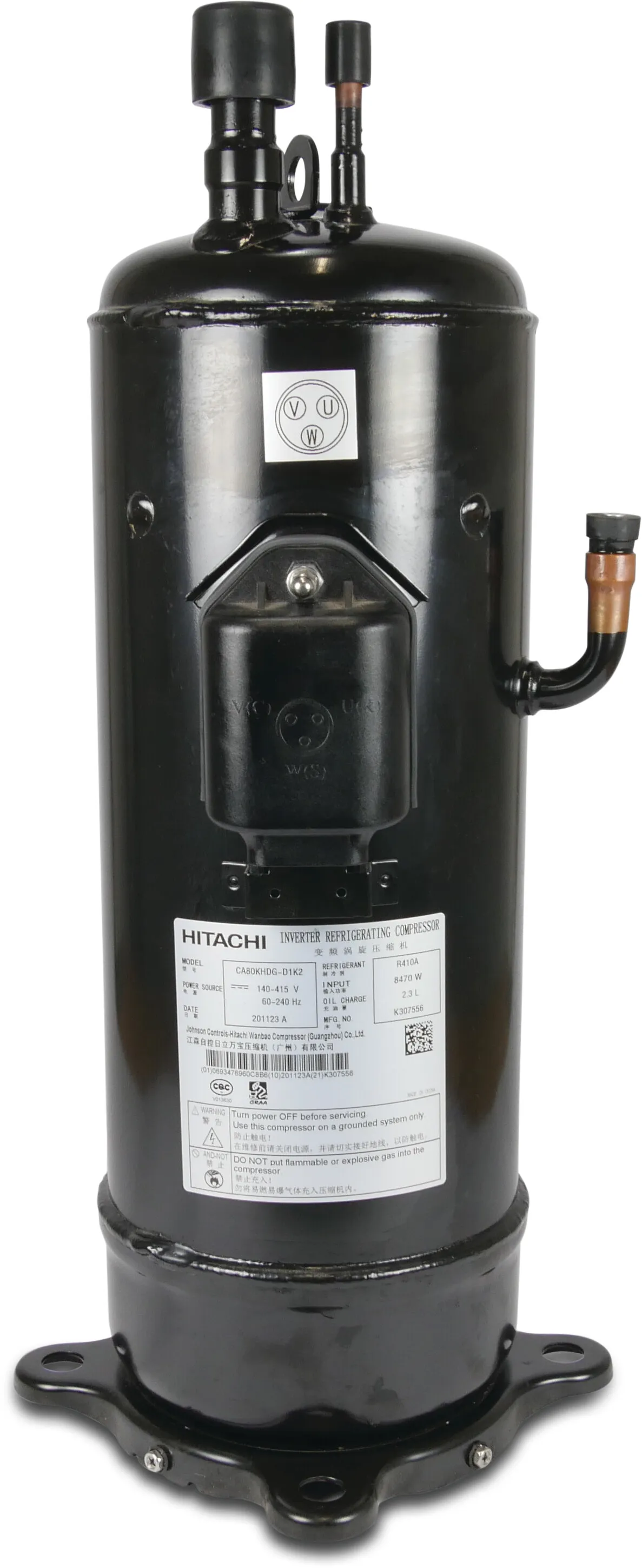 Kompressor für Wärmepumpe Typ PC 130/ R410A