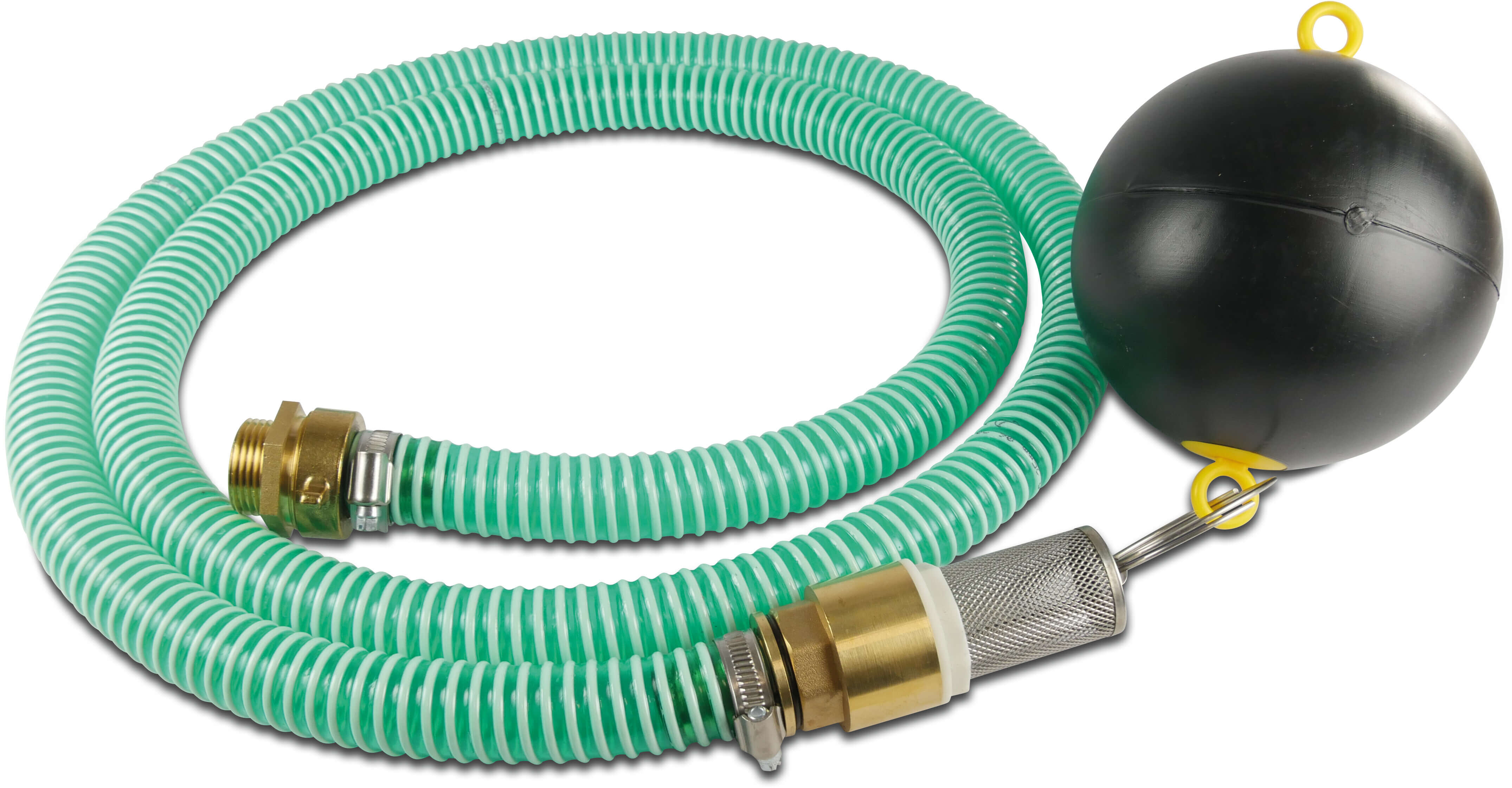 Schwimmende Entnahme 1" Überwurfmutter AG 6bar 2m mit Schlauch P1