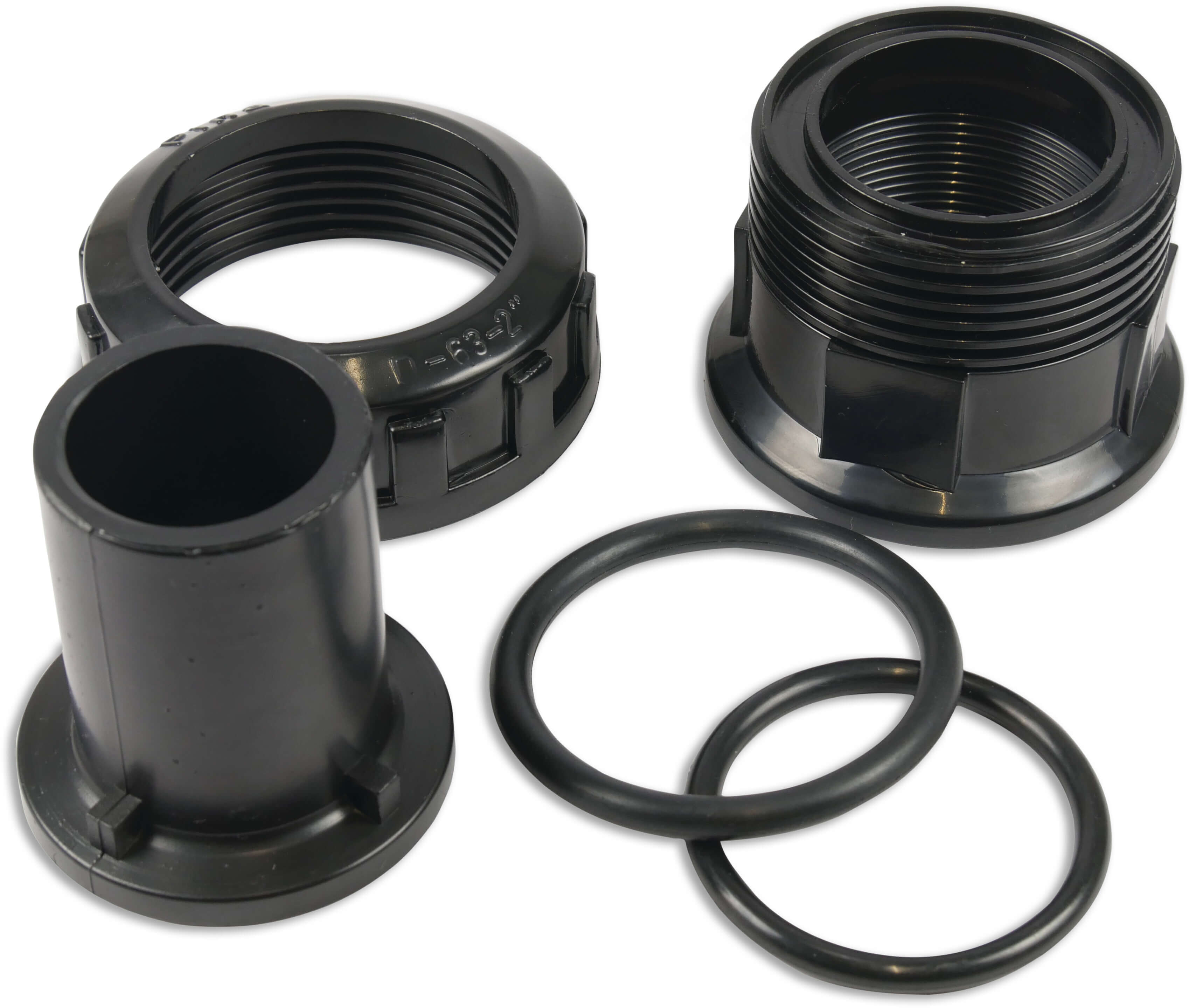 Replacement coupler incl O-ring for filter tank 63 mm x 2" v0.1