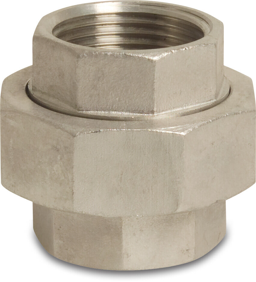 Profec Nr. 340 Union coupler stainless steel 316 3/8" female thread 16bar type conical