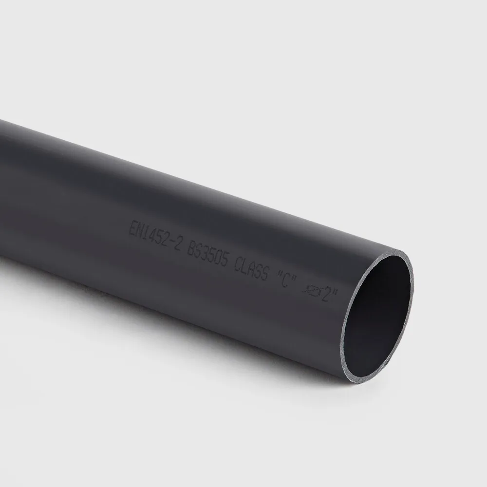 Pressure pipe PVC-U imperial plain grey