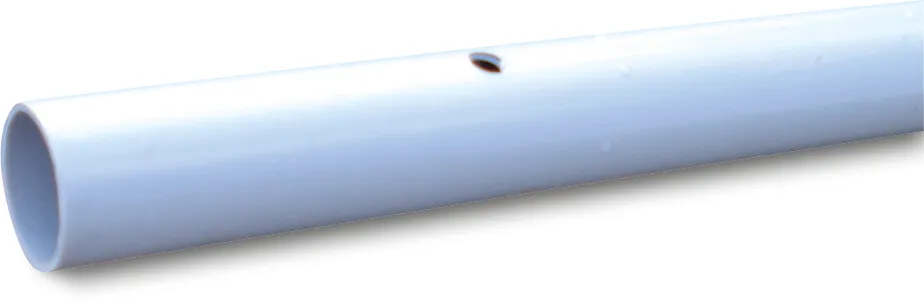 Tuyau de pulvérisation PVC-U 32 mm x 1,6 mm collage femelle x lisse 10bar 3/8WW bleu clair 150cm 4,54m