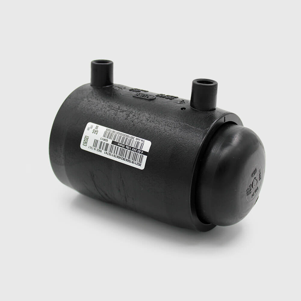 Profec Cap PE100 40 mm electrofusion socket SDR11 24VAC 10bar 16bar black DVGW