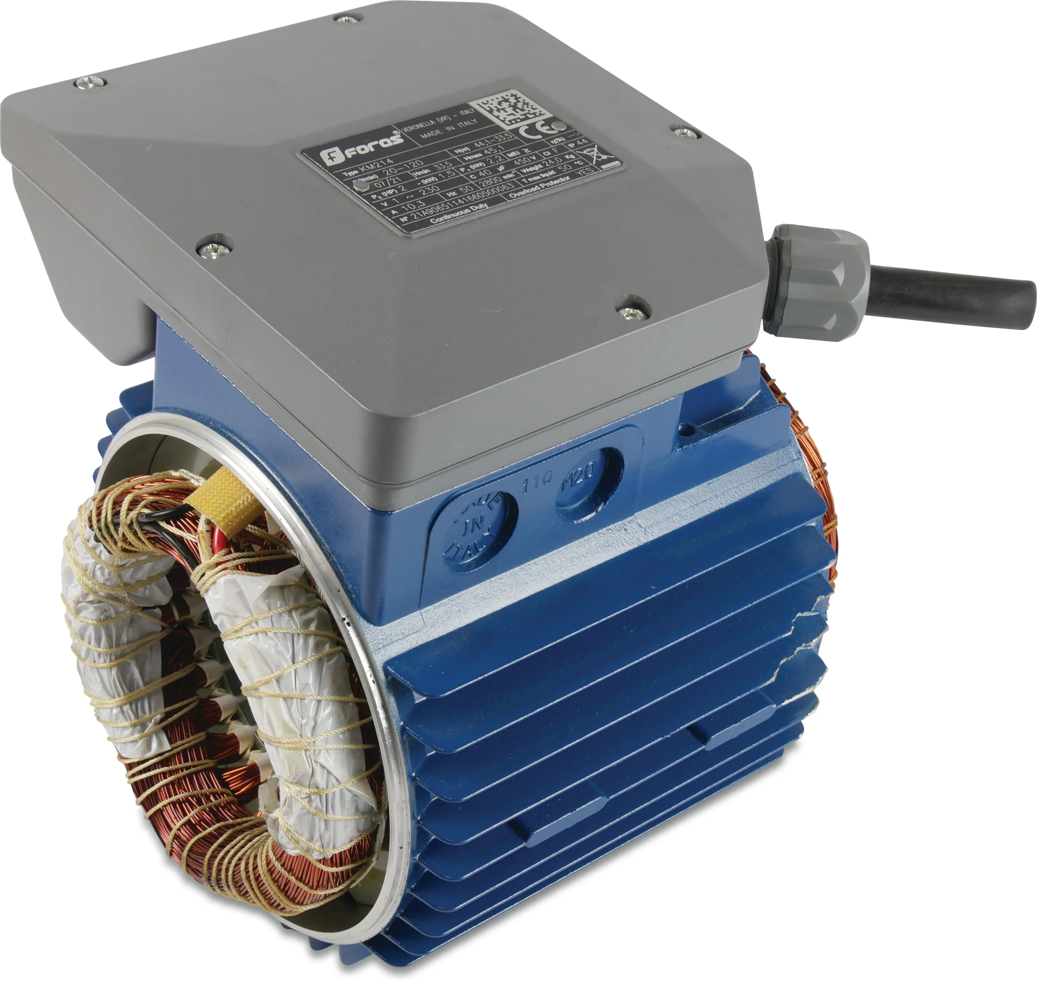 Foras Stator en motorhuis 1 fase voor JA300,KM214,KB210T, P7SV-250/5