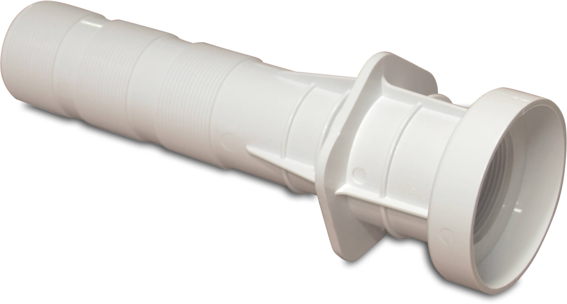 Weltico Wall conduit ABS 2" female thread x male thread white type Design