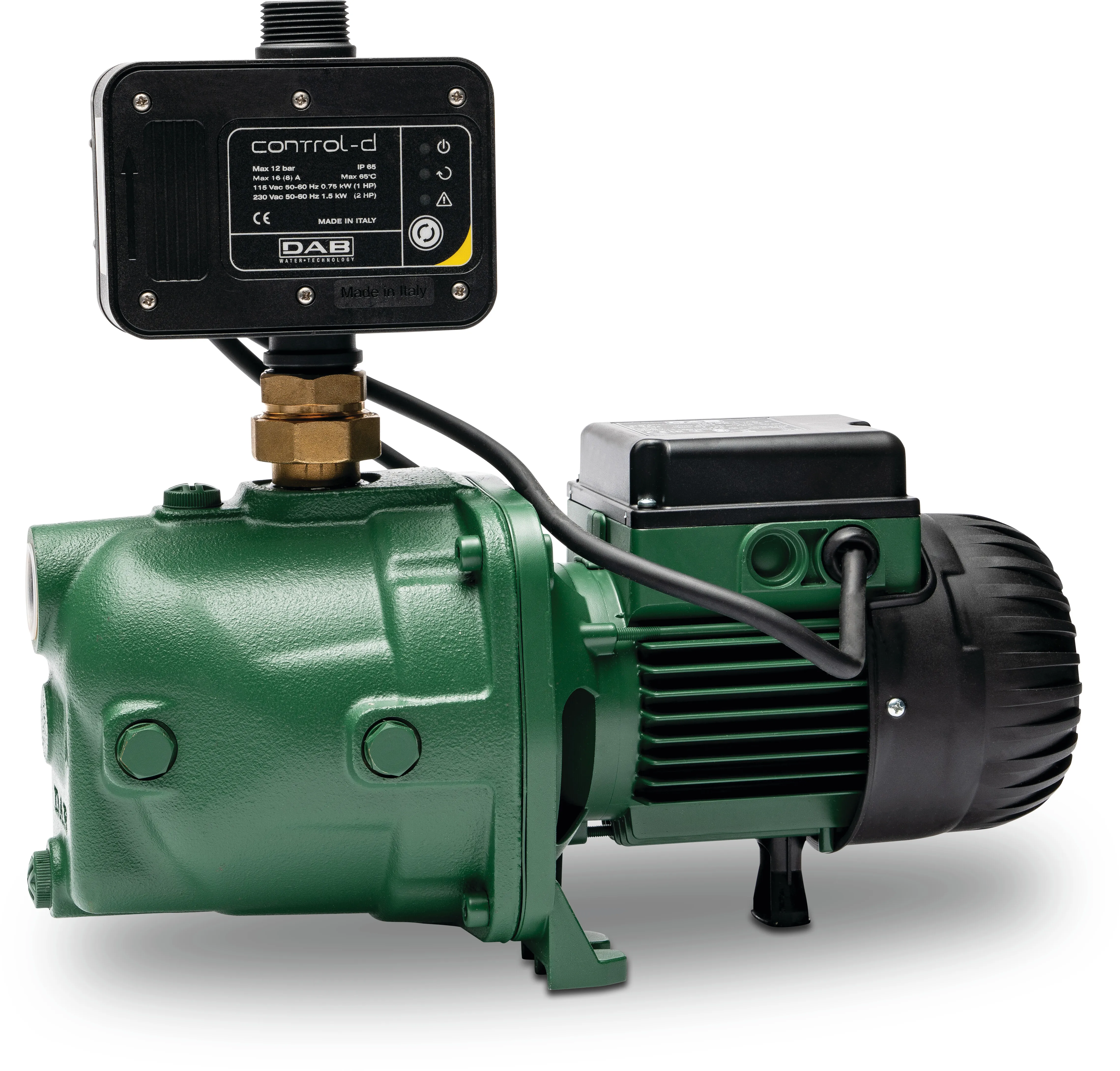 DAB Kreiselpumpe Gusseisen 1" Innengewinde 6bar 3,8A 230VAC Grün Selbstansaugend mit Press-Control Typ JET 82 Control D