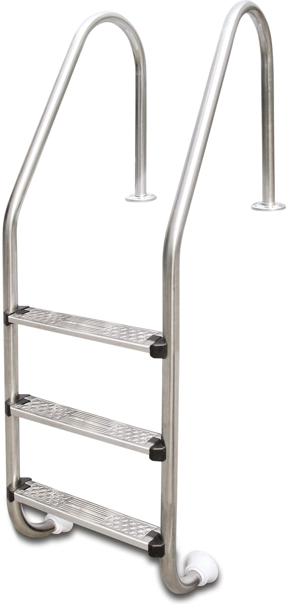 Flotide Pool steps stainless steel 316 type flange wide model