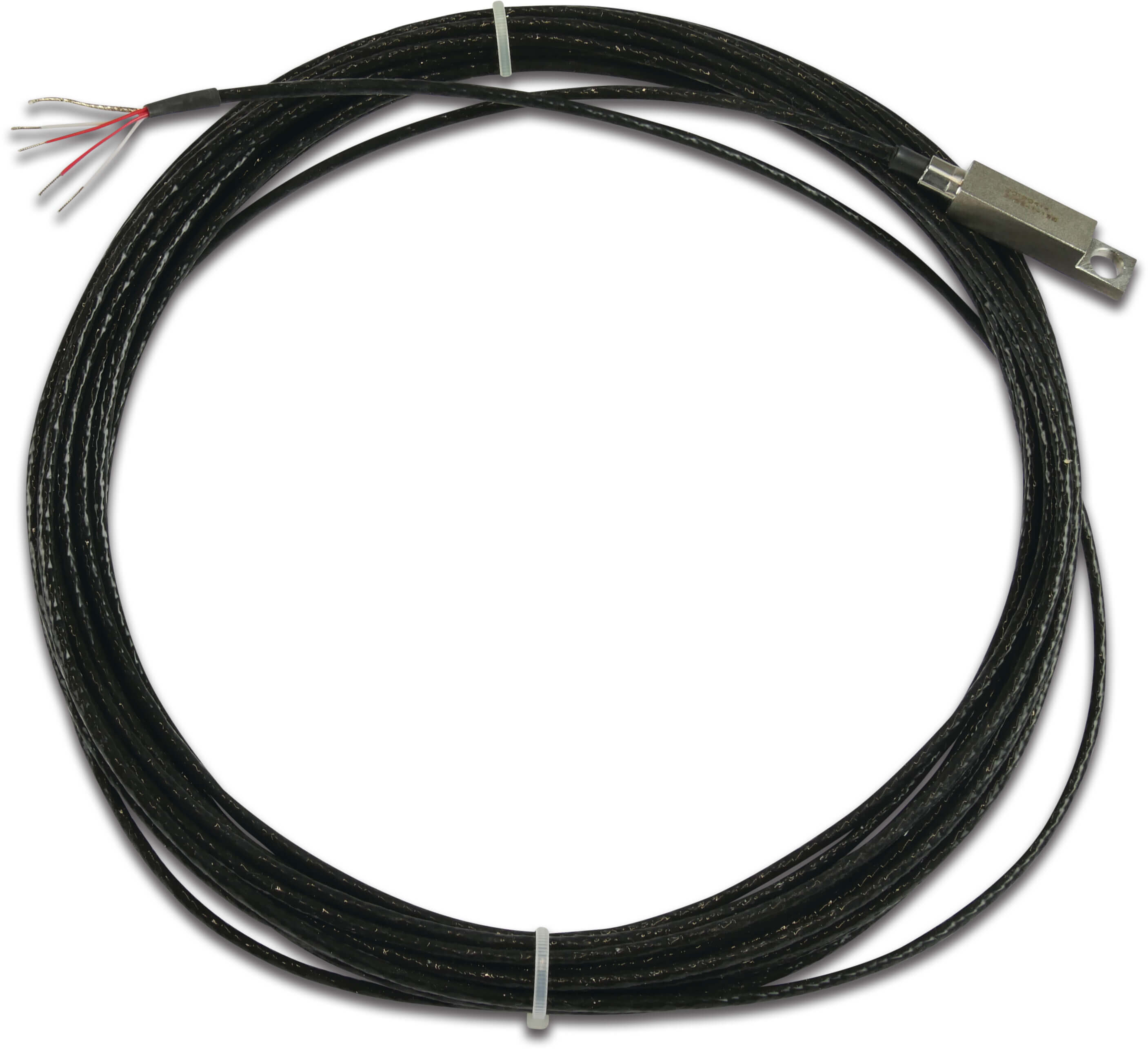 Temperature sensor with cable, stainless steel bolt-on