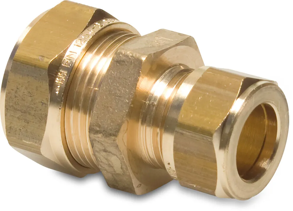 Reduziermuffe Messing 15 mm x 12 mm Klemm KIWA/GASTEC S1