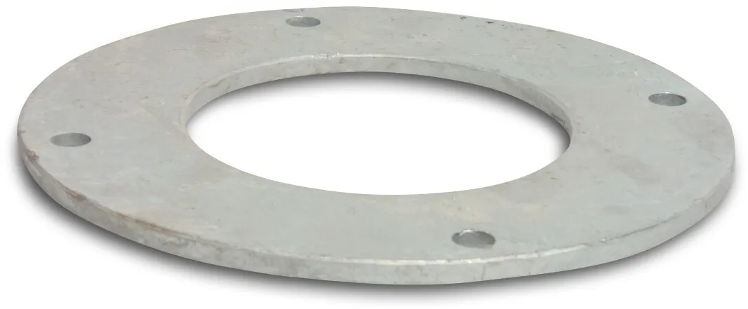 Losflansch Stahl Verzinkt 110 mm x 4" Typ rund