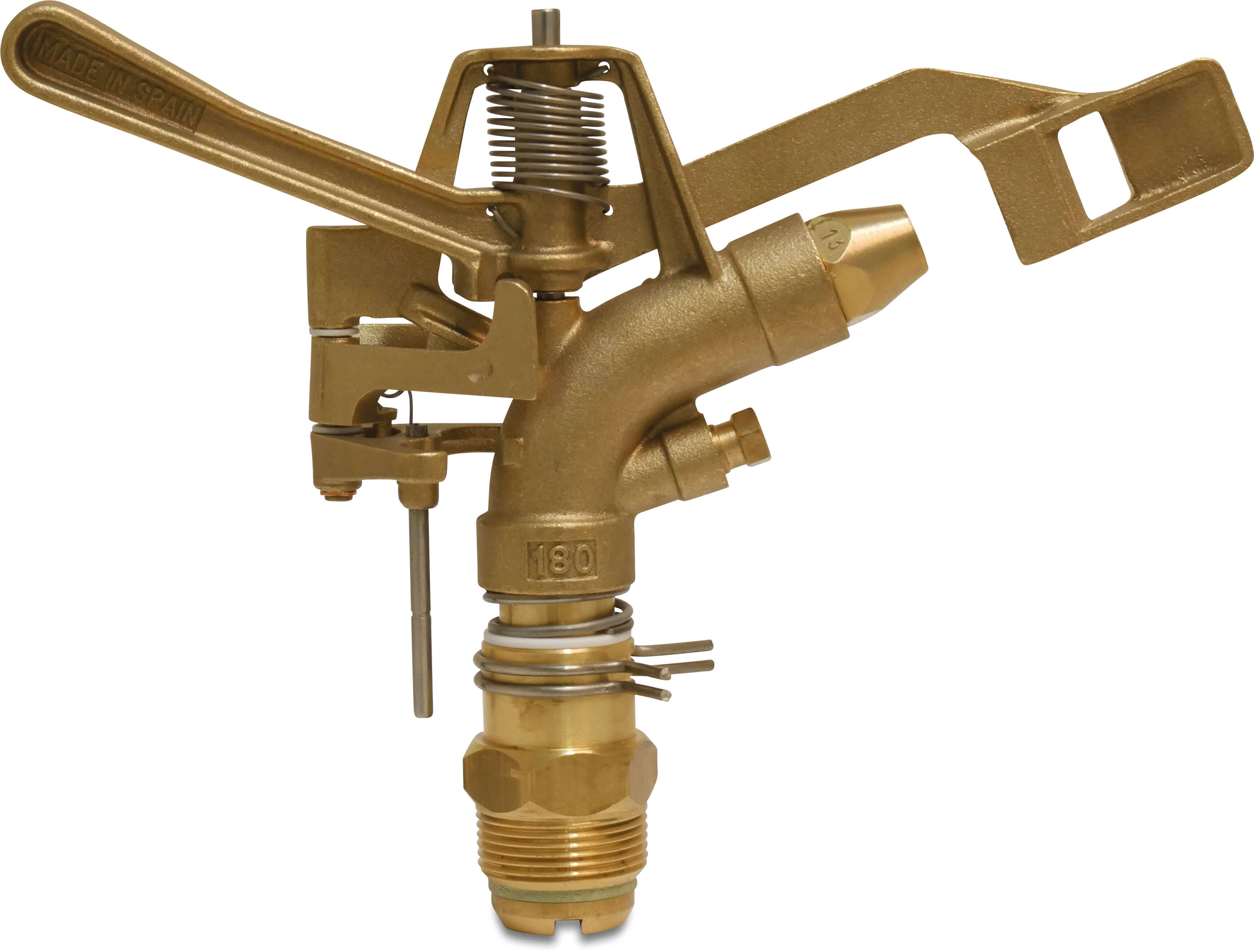 Sektorsprinkler messing 1 1/4" udvendig gevind 13 x 5,6 mm type RC 185