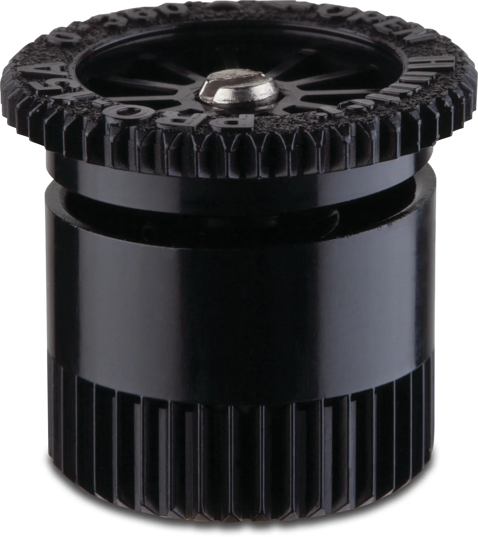 Hunter Nozzle plastic female thread 0°-360° black type 15A