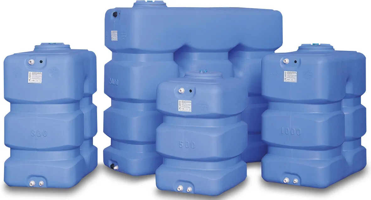 Elbi Behälter LDPE Blau 1000ltr WRAS Typ CP vertikal