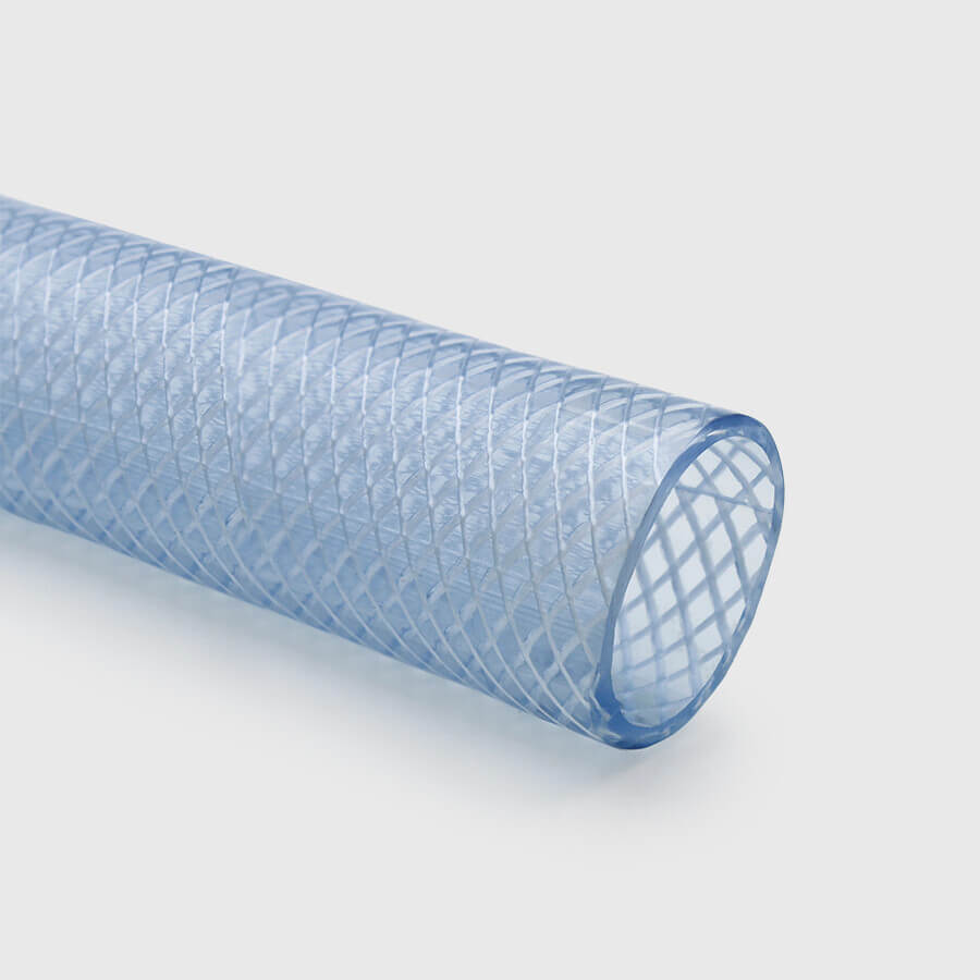 Gewebeschlauch PVC 12 mm x 18 mm x 3,0 mm 14bar Transparent 50m