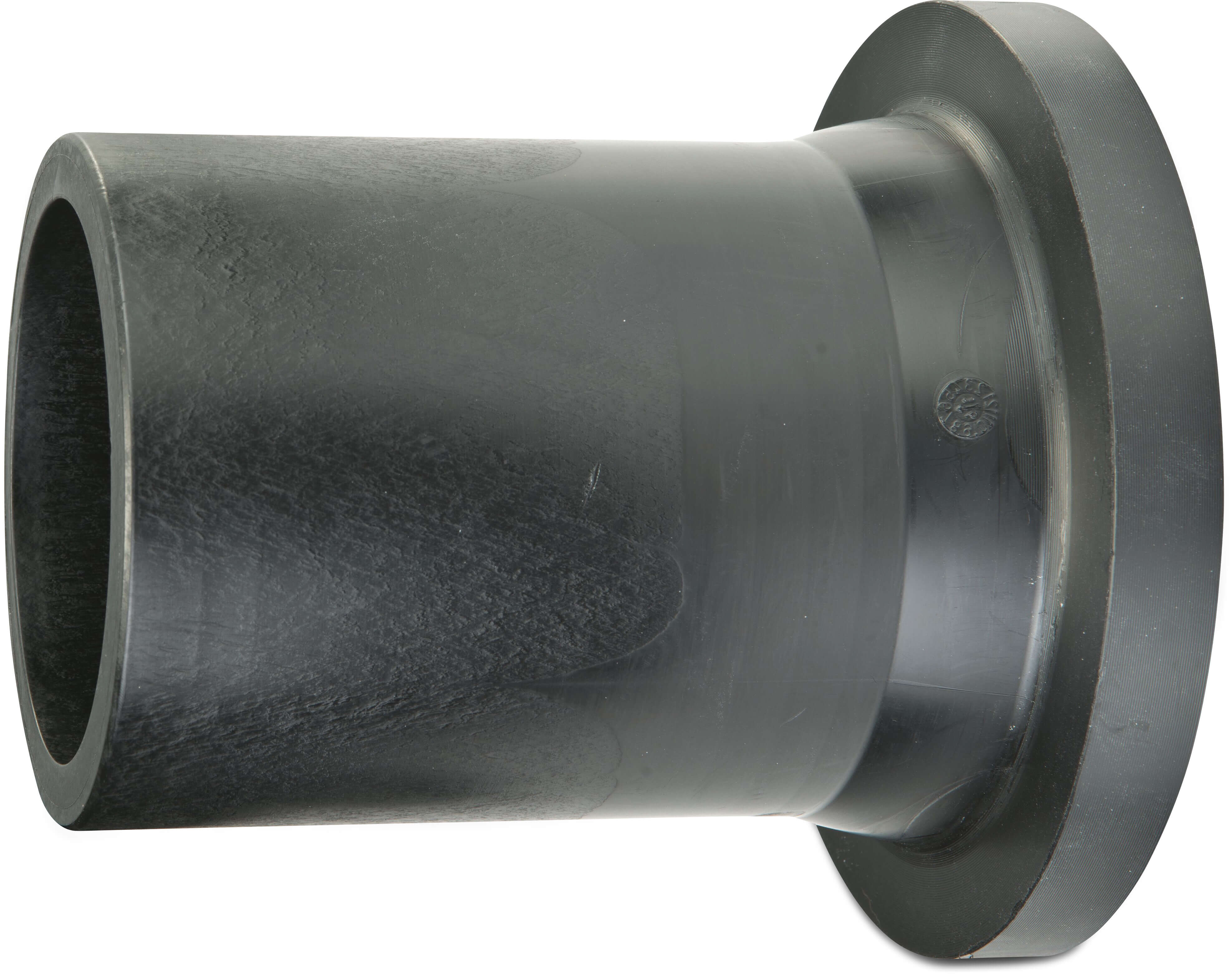 VDL Stub flange PE100 50 mm spigot SDR11 black DVGW/KIWA