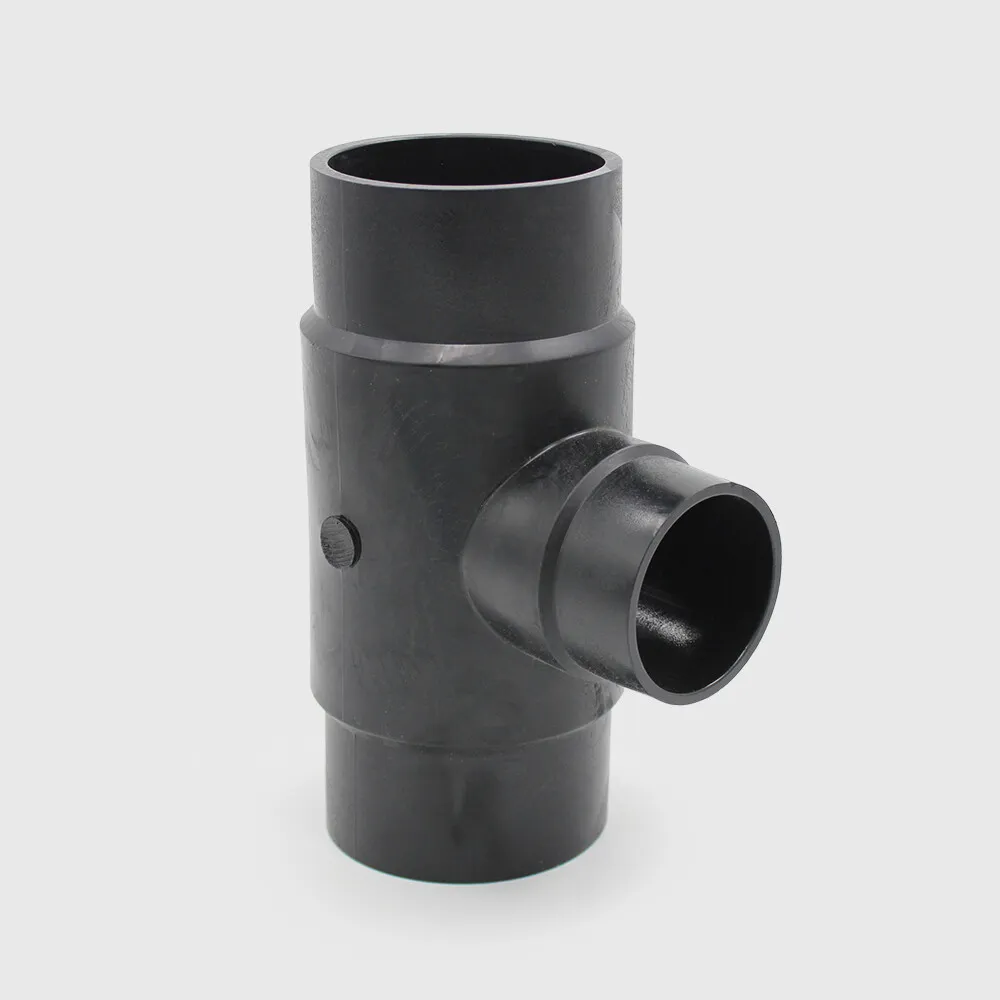 Profec T-piece 90° PE100 160 mm spigot SDR17 6bar 10bar black DVGW