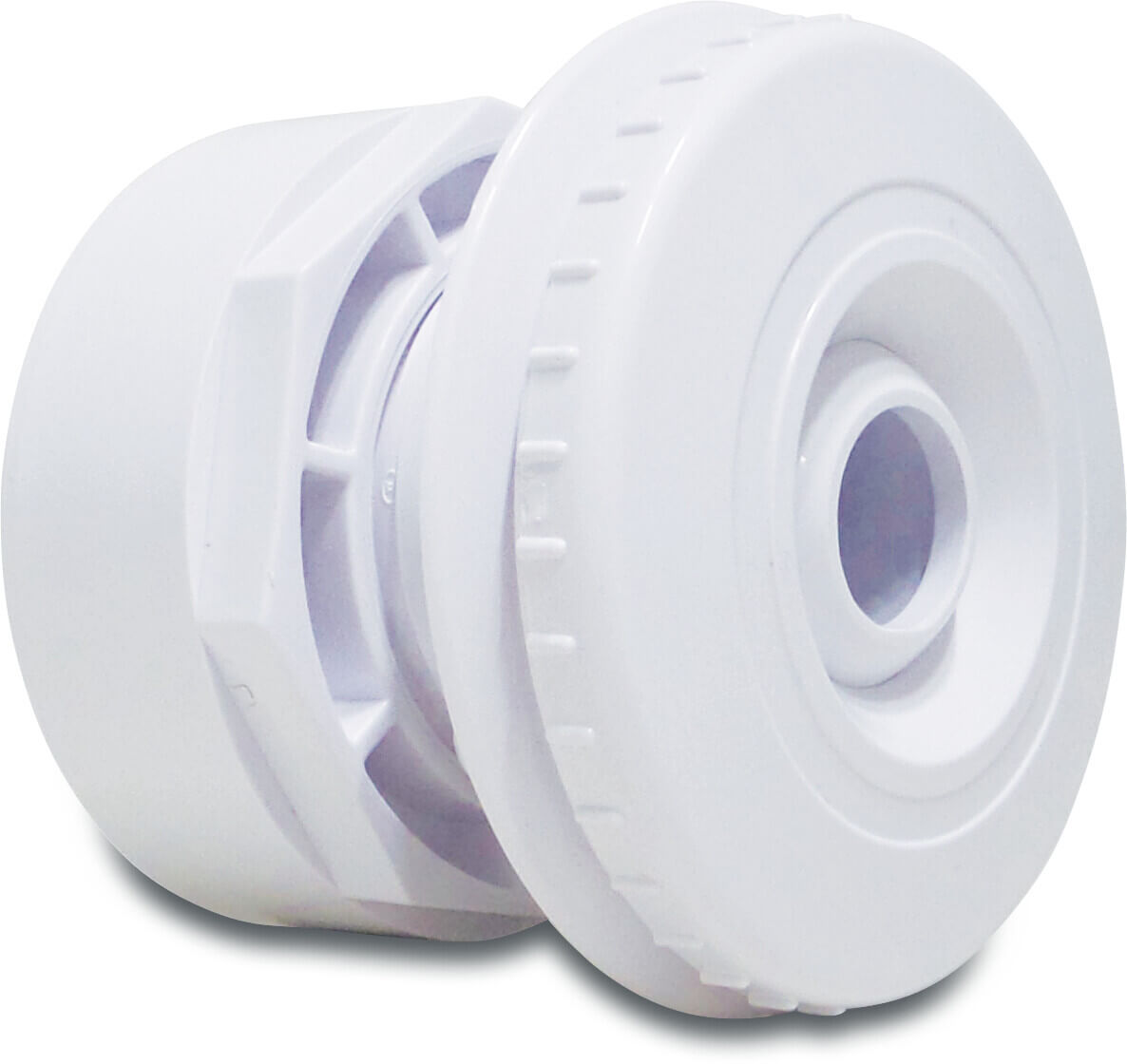 Hayward Adjustable outlet ABS 2" male thread white 22 mm nozzle with locknut