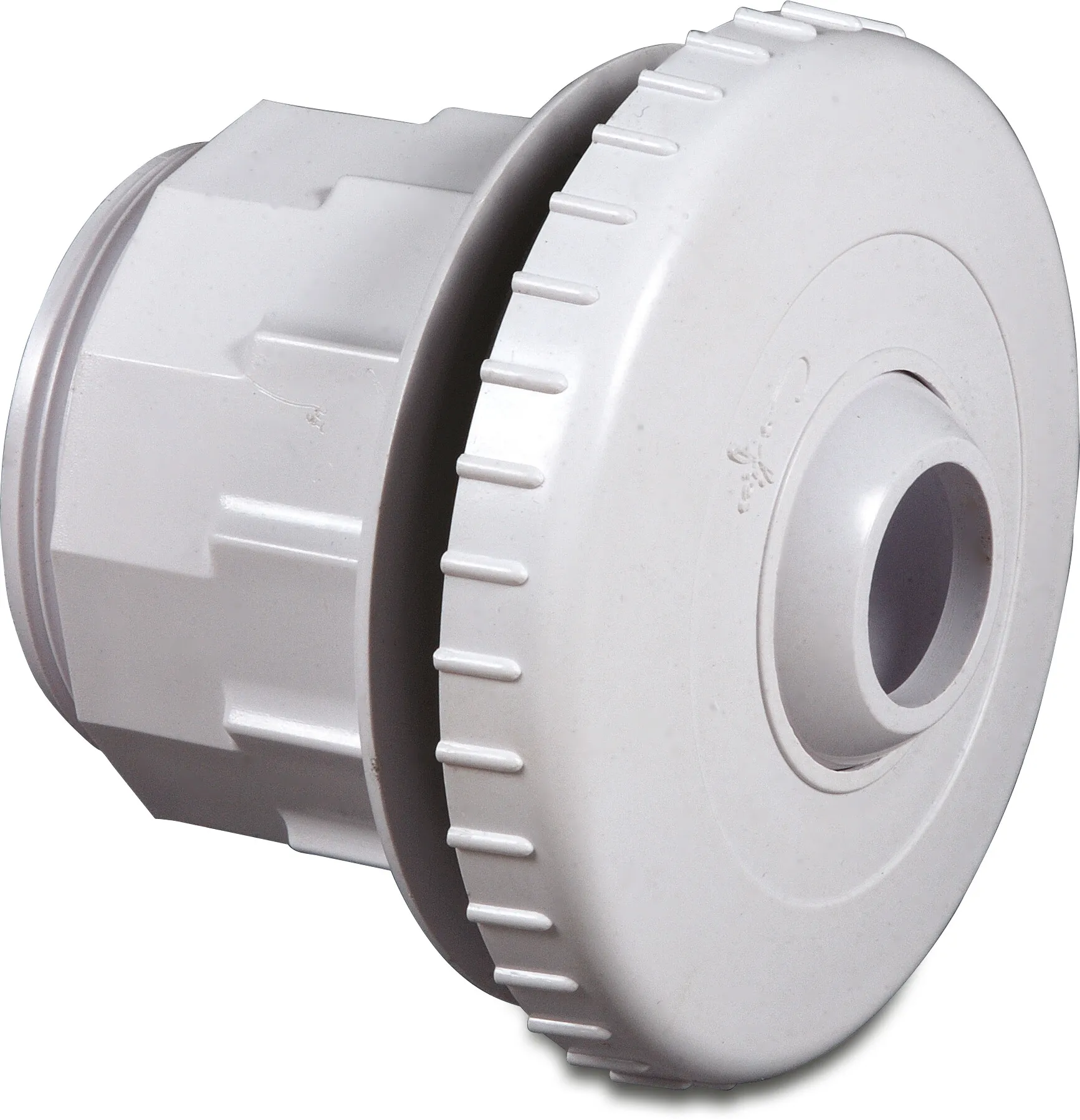 Hayward Verstelbare inspuiter ABS 50 mm x 2" lijmmof x buitendraad wit 22 mm nozzle met borgmoer